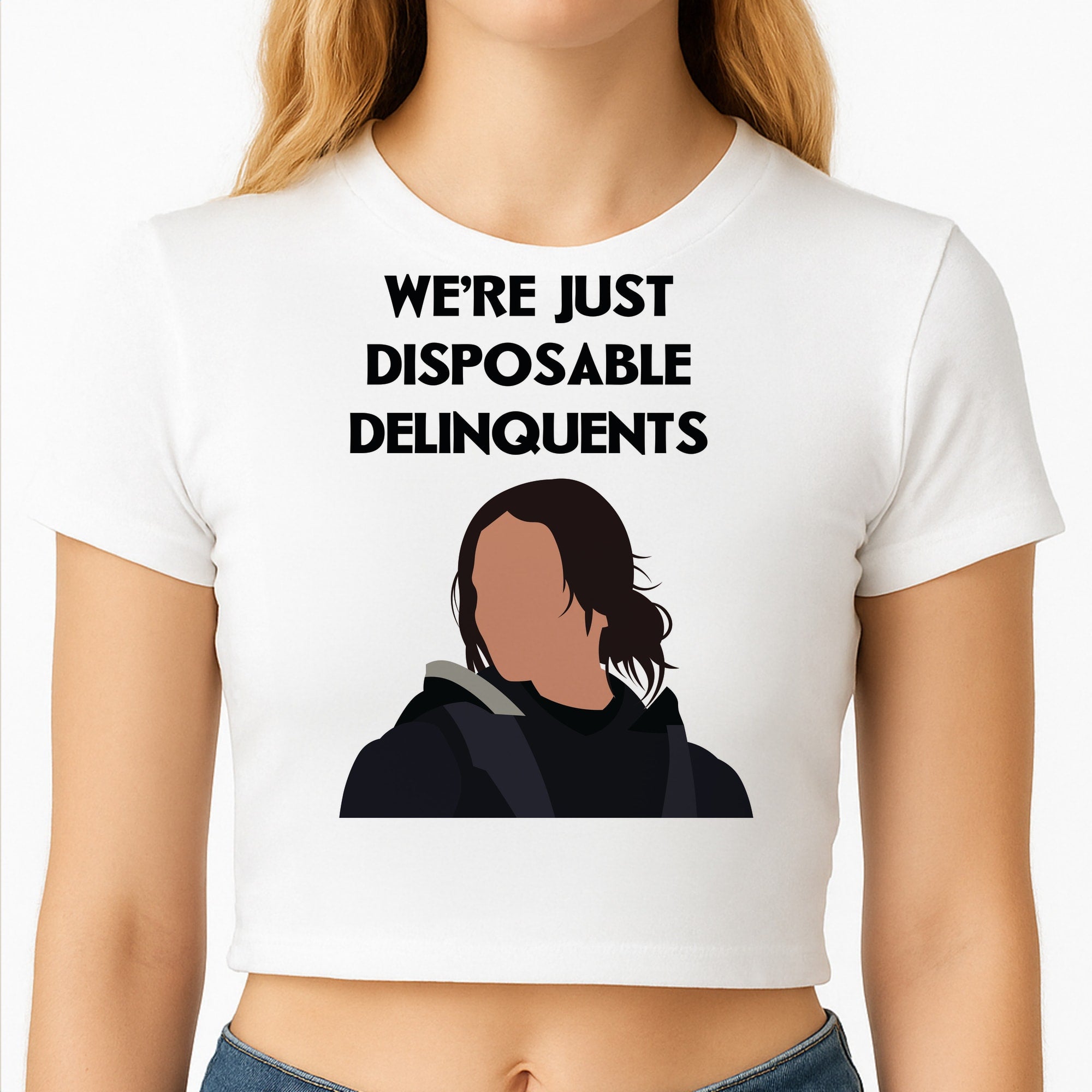 Disposable Delinquents Crop top