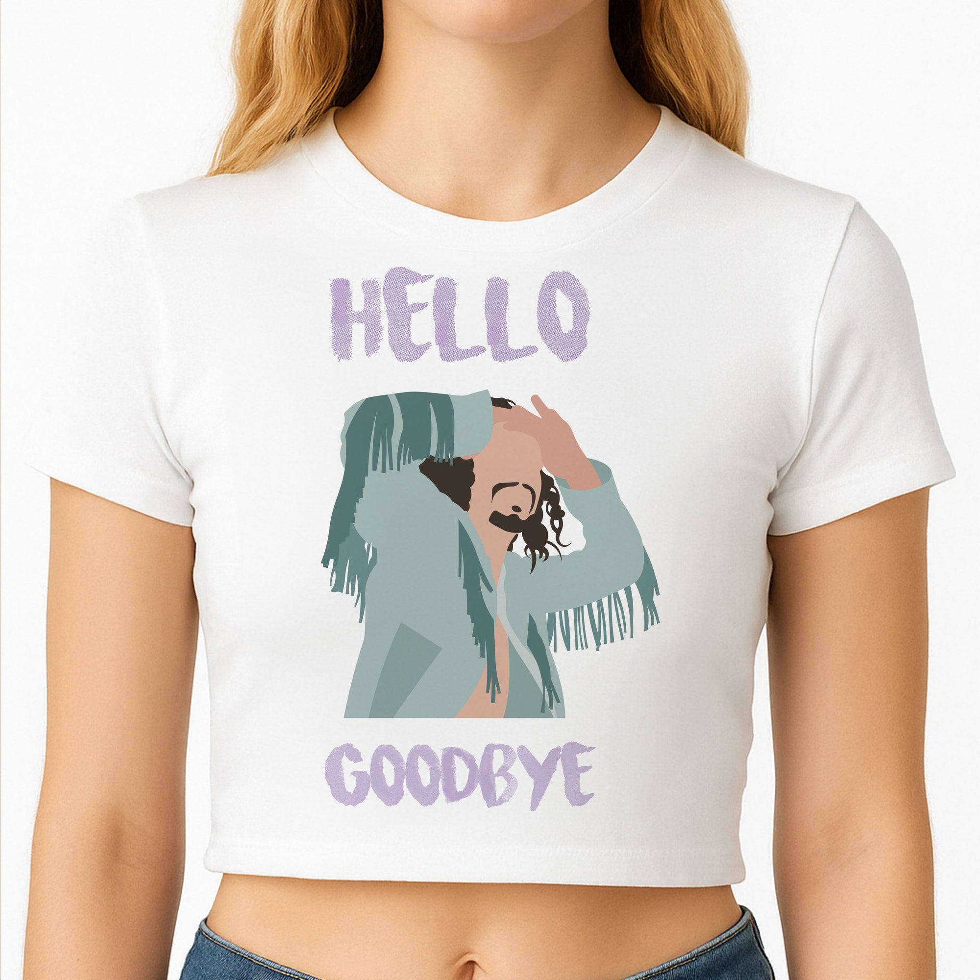Hello Goodbye Crop Top