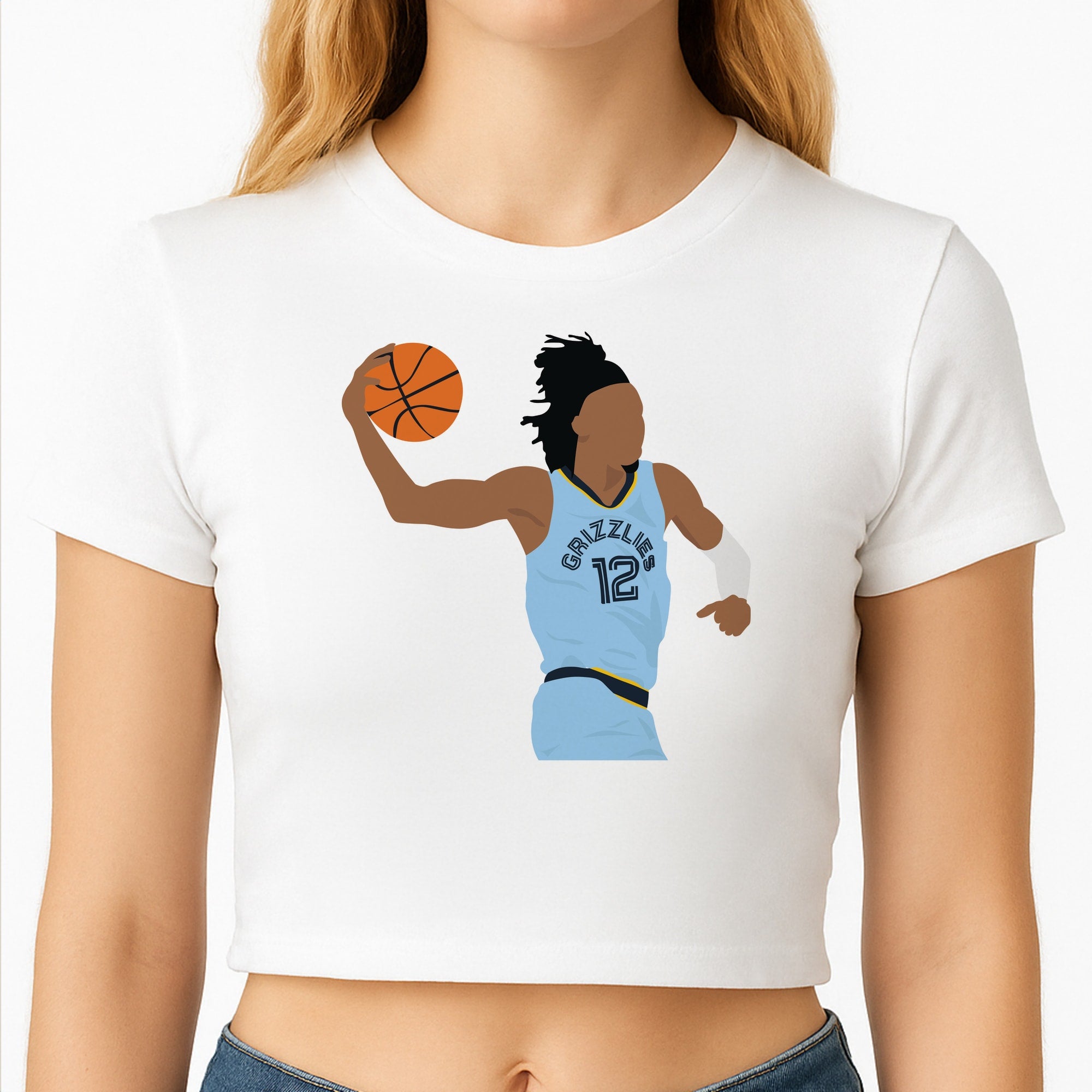 Morant - Basketball Crop Top