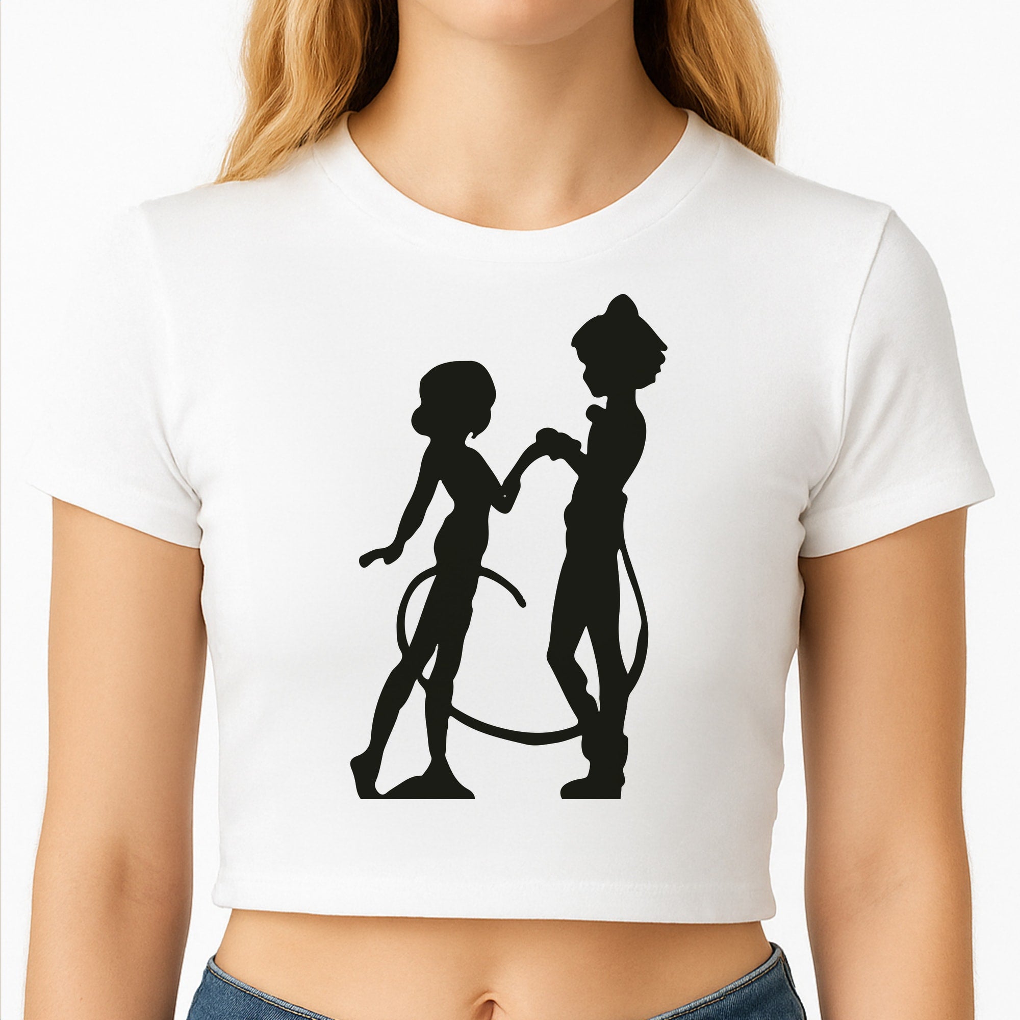 Ladybug And Cat Noir Crop Top