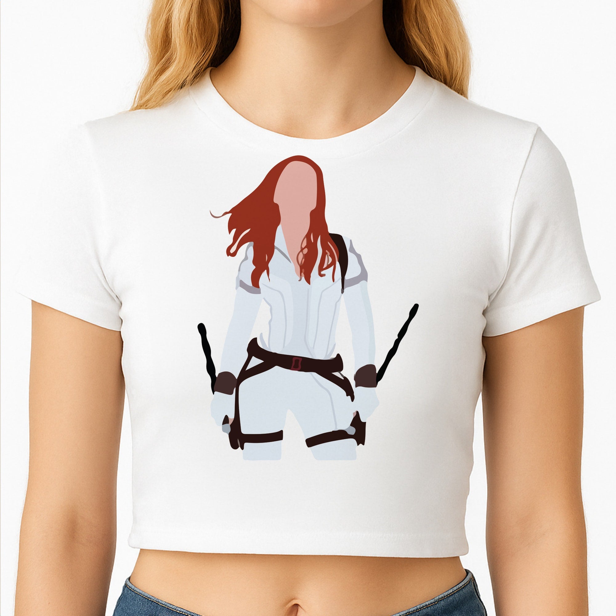 Black Widow Crop Top