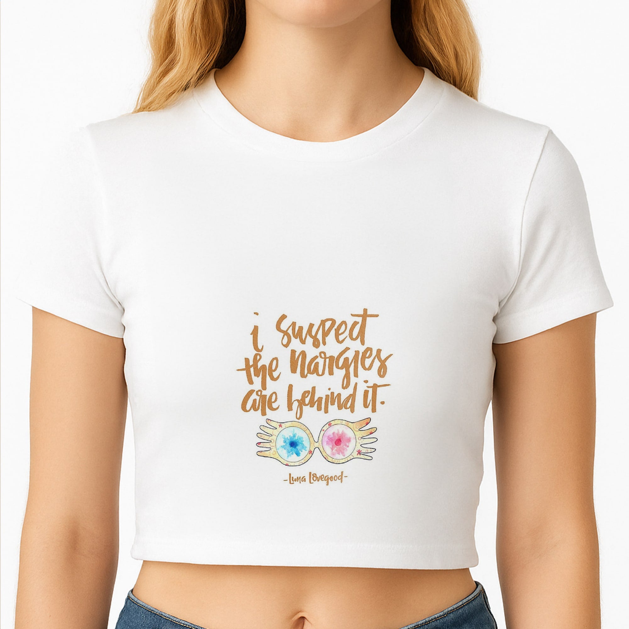 I Suspect The Nargles Are Behind It Crop Top