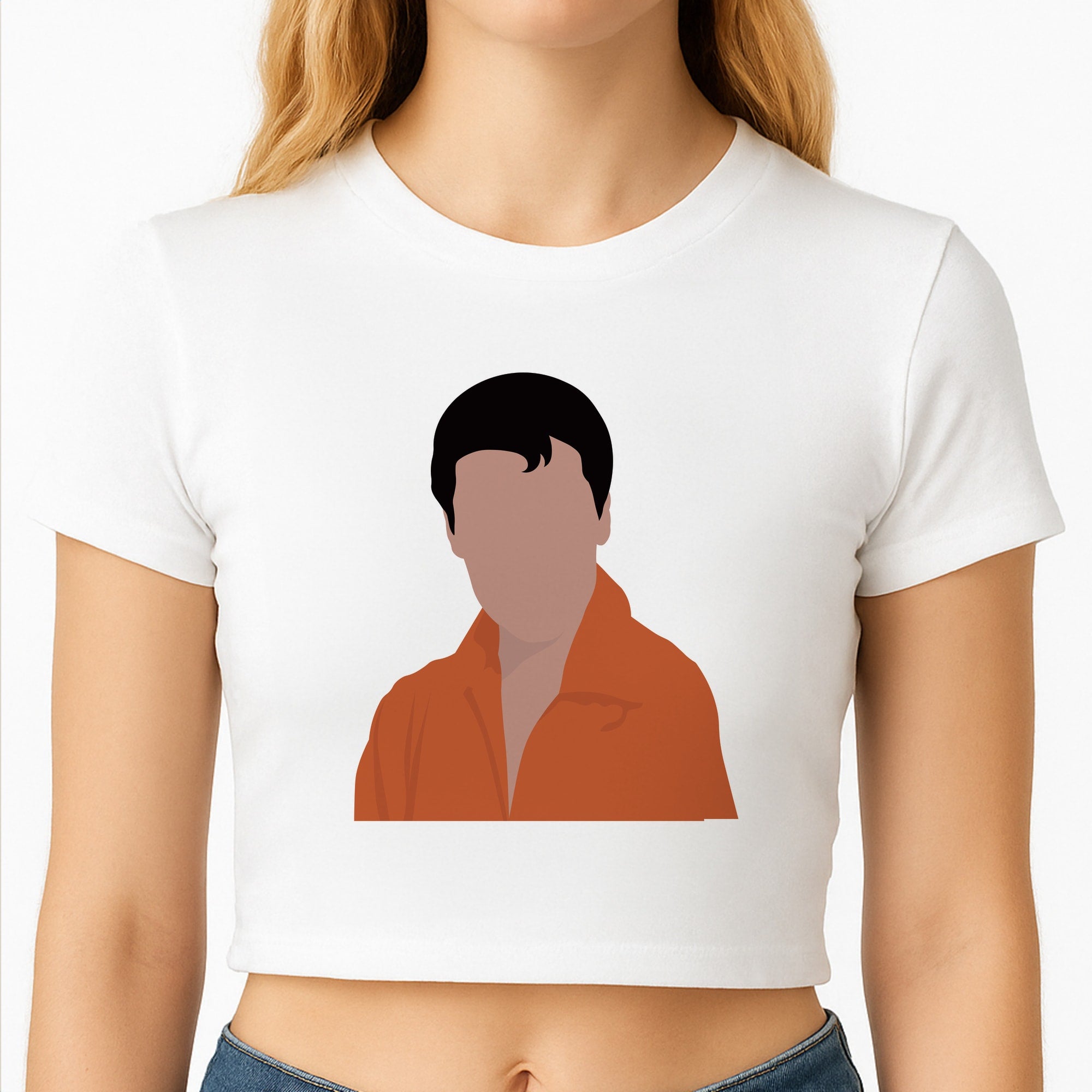 Faceless Elvis Crop Top