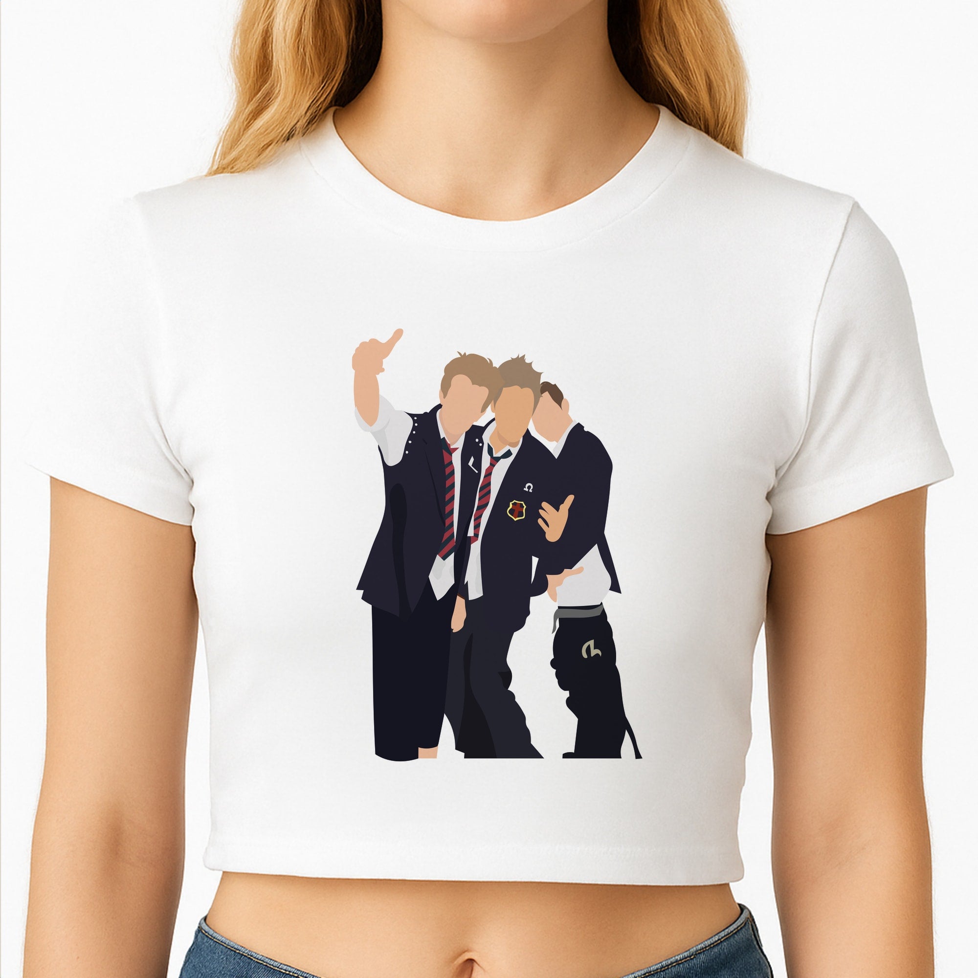 School Clothes - Bust Band Crop Top