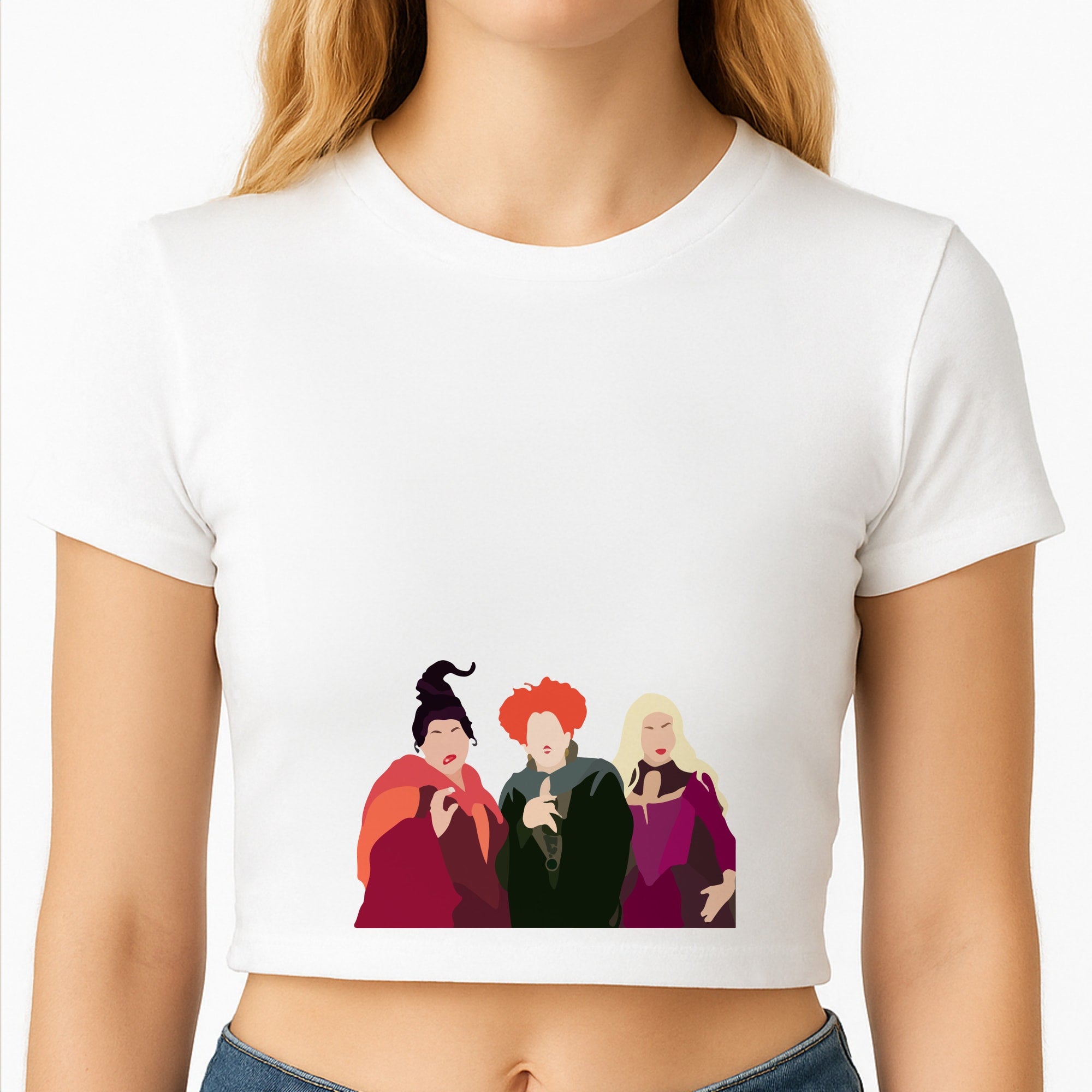 Hocus Halloween Witches - Halloween Crop Top