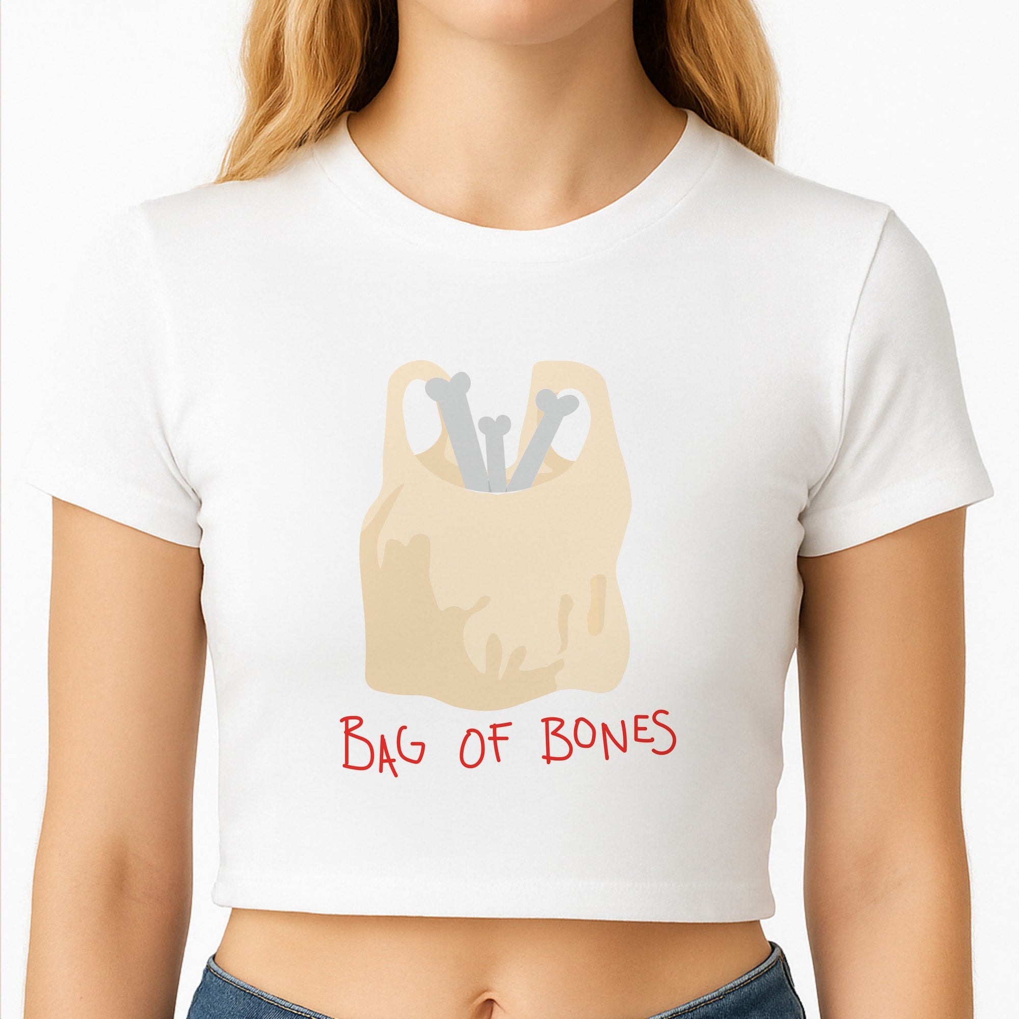 Bag Of Bones - Halloween Crop Top