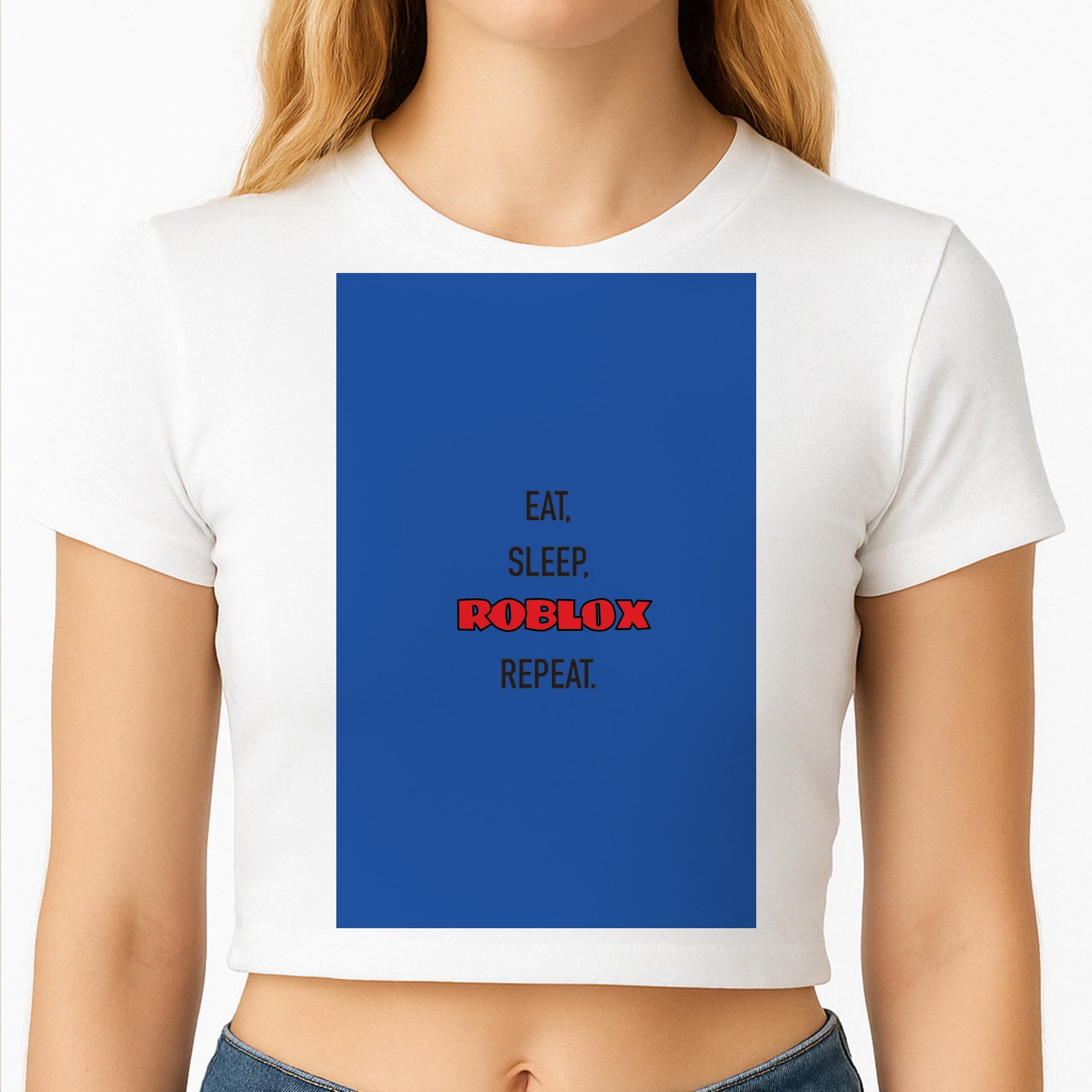 Eat, sleep, repeat Crop Top