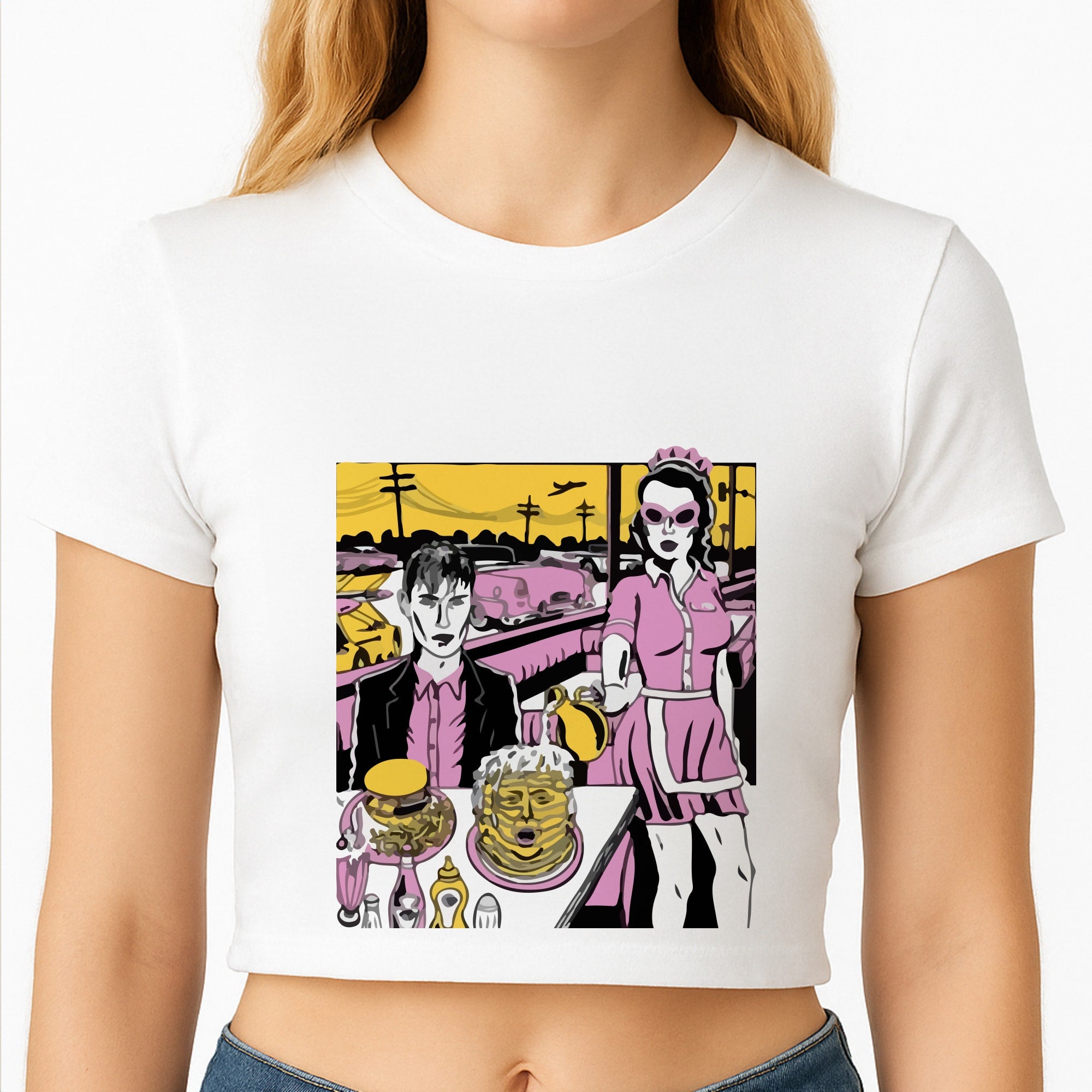 Popart Fender Crop Top