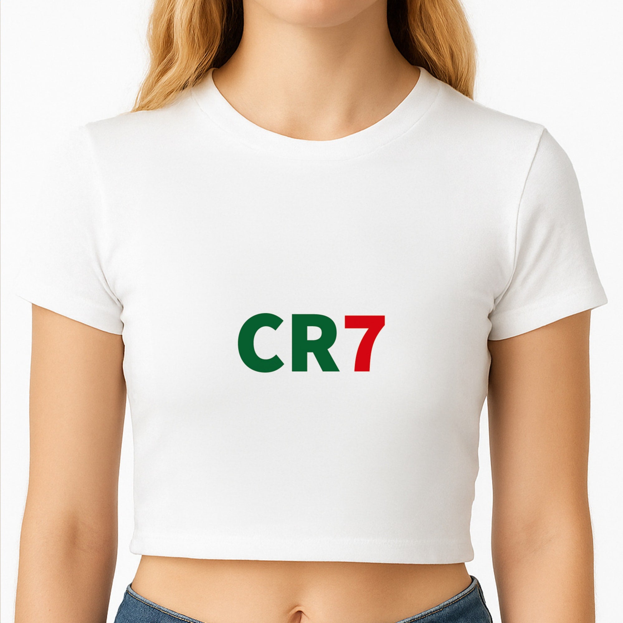 CR7 Logo - Ronaldo Crop Top