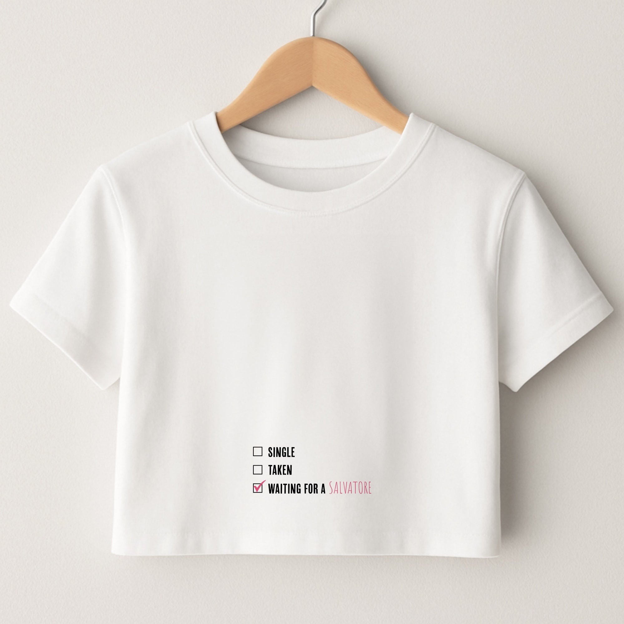 Waiting For A Salvatore - VD Crop Top