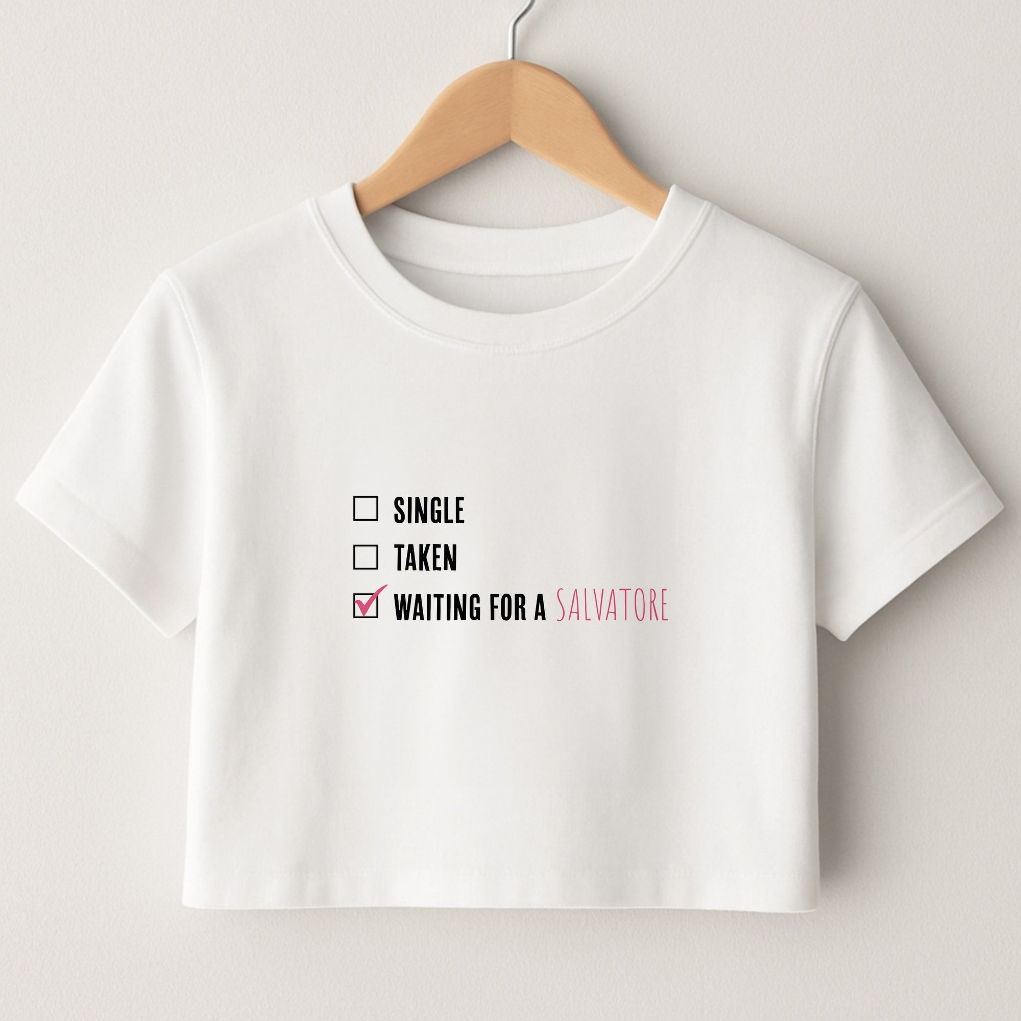 Waiting For A Salvatore - VD Crop Top