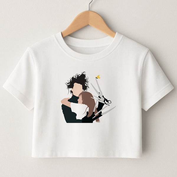 Edward And Kim -Scissorhands Crop Top