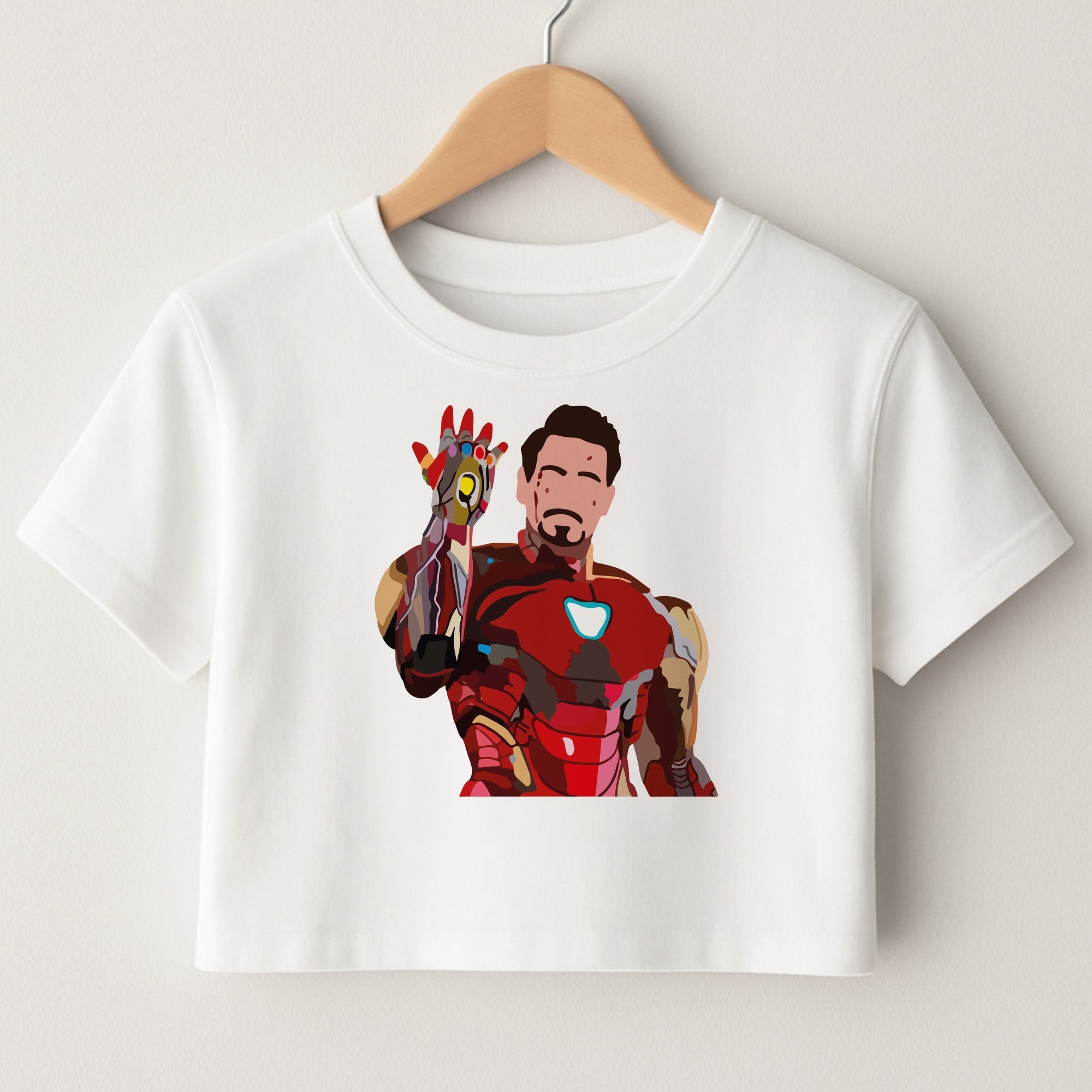 Iron Man Crop Top