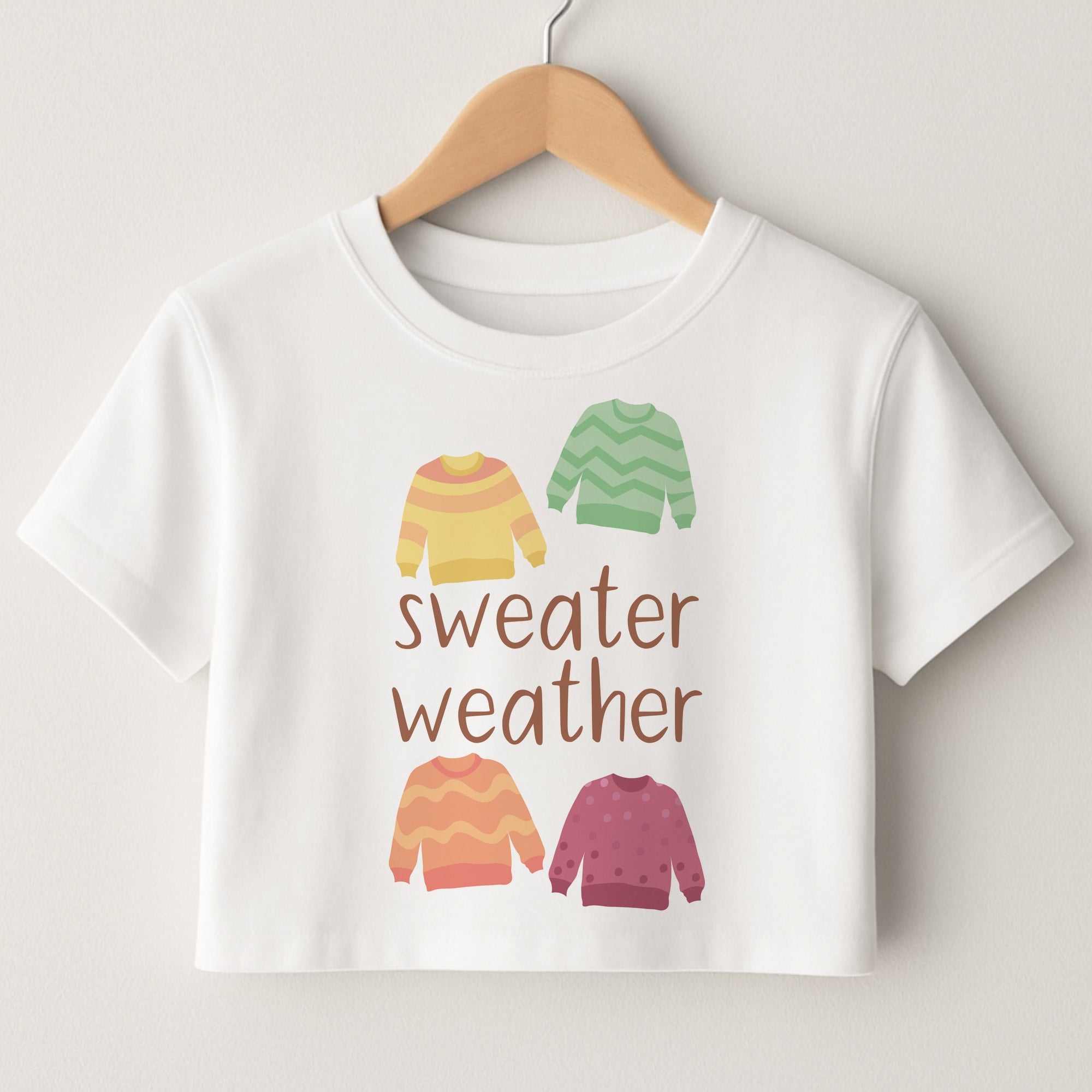 Sweater Weather - Autumn Crop Top