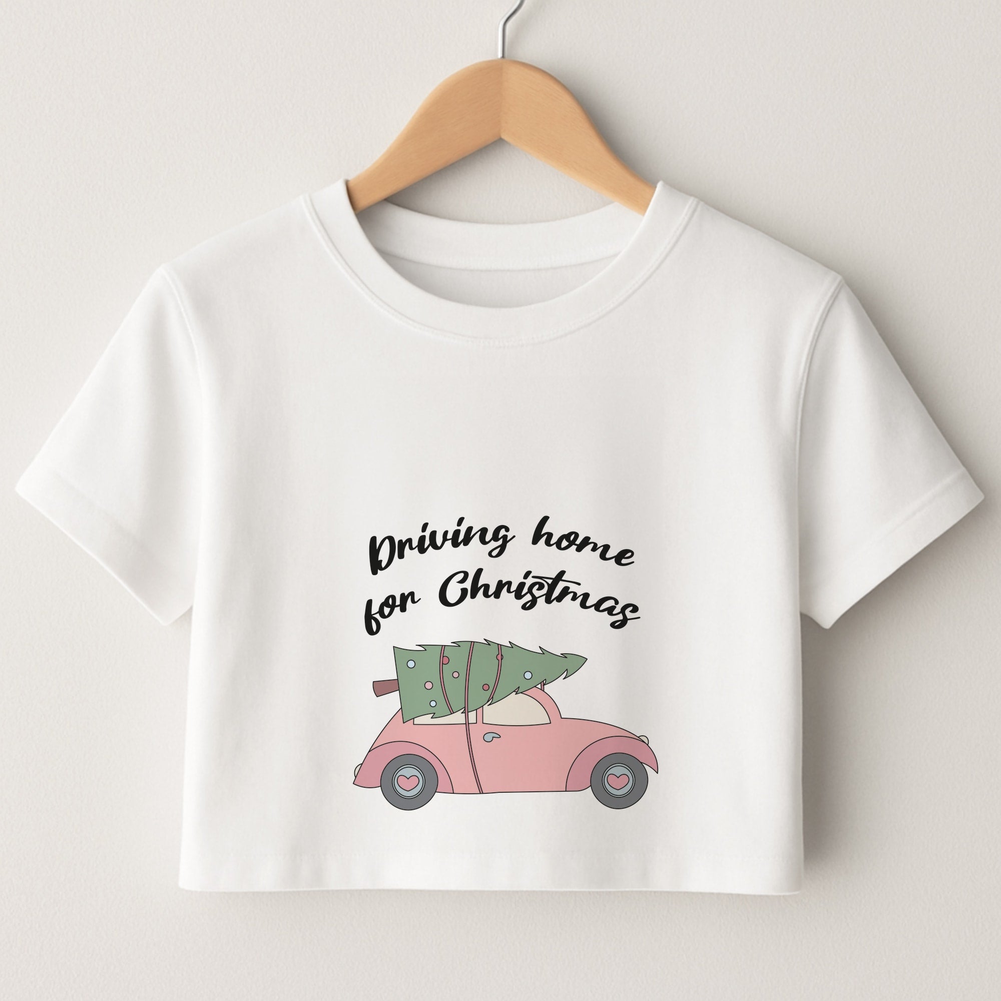 Driving Home For Christmas - Christmas Songs Crop Top