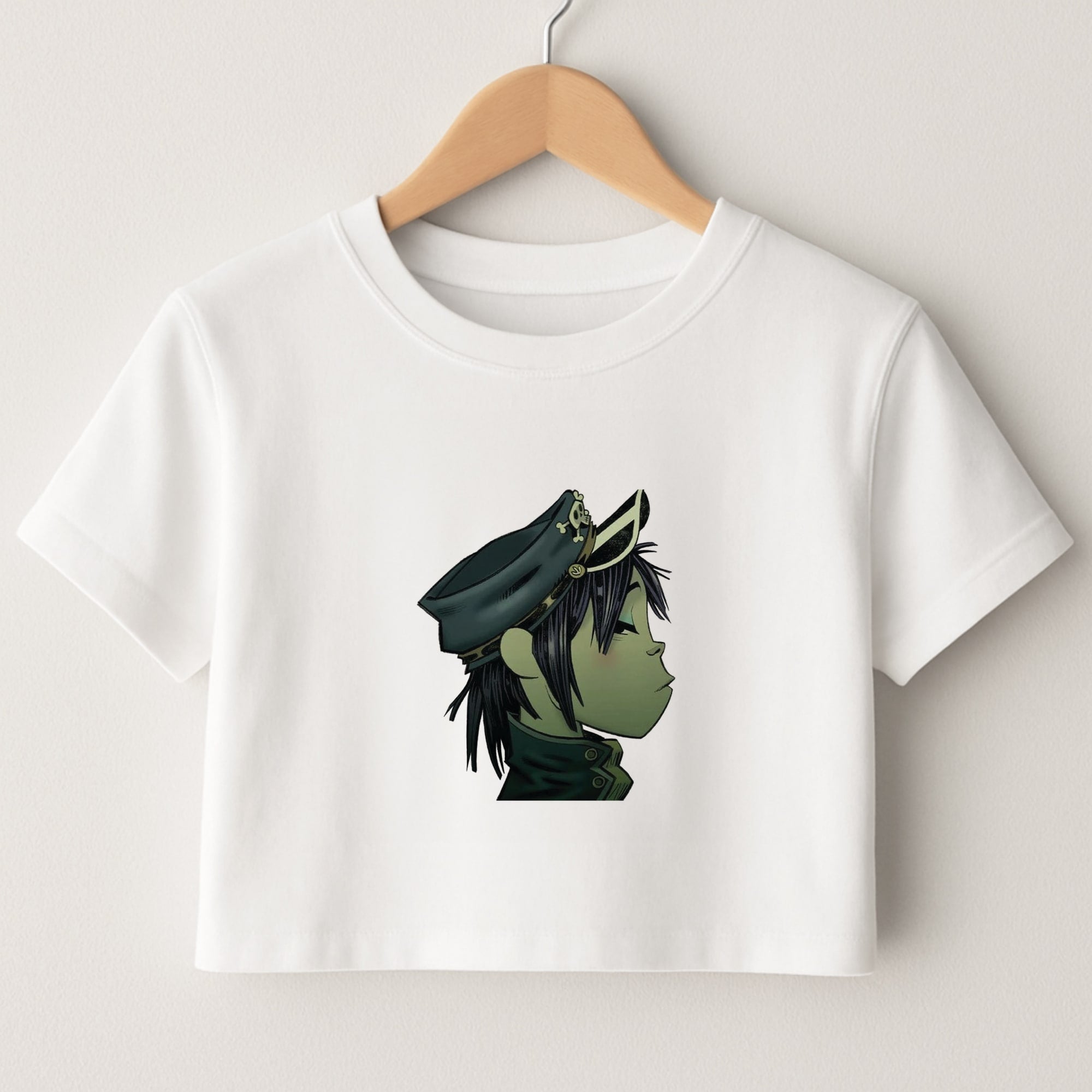 Green 2d Crop Top