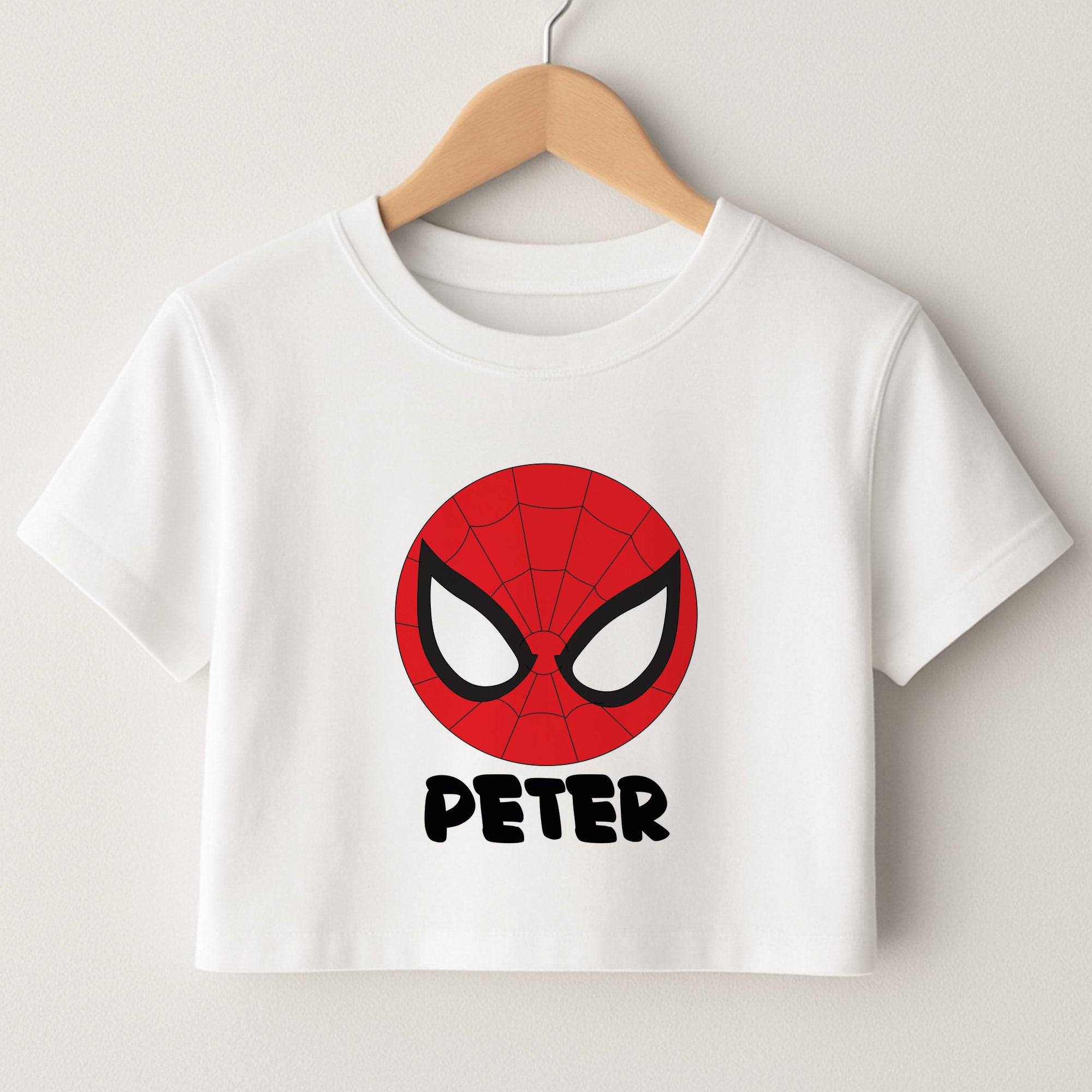 SpiderMan - Personalised Superhero Comic Crop Top
