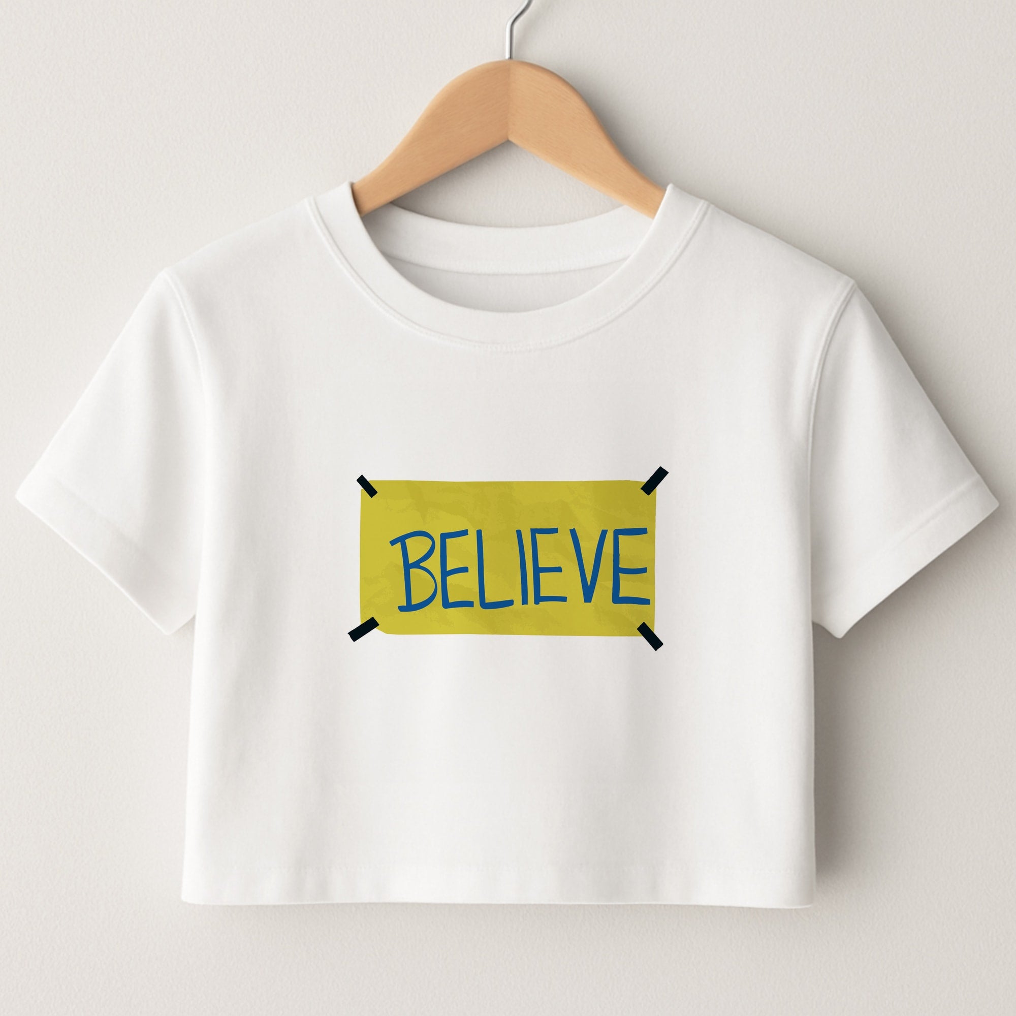 Believe Crop Top