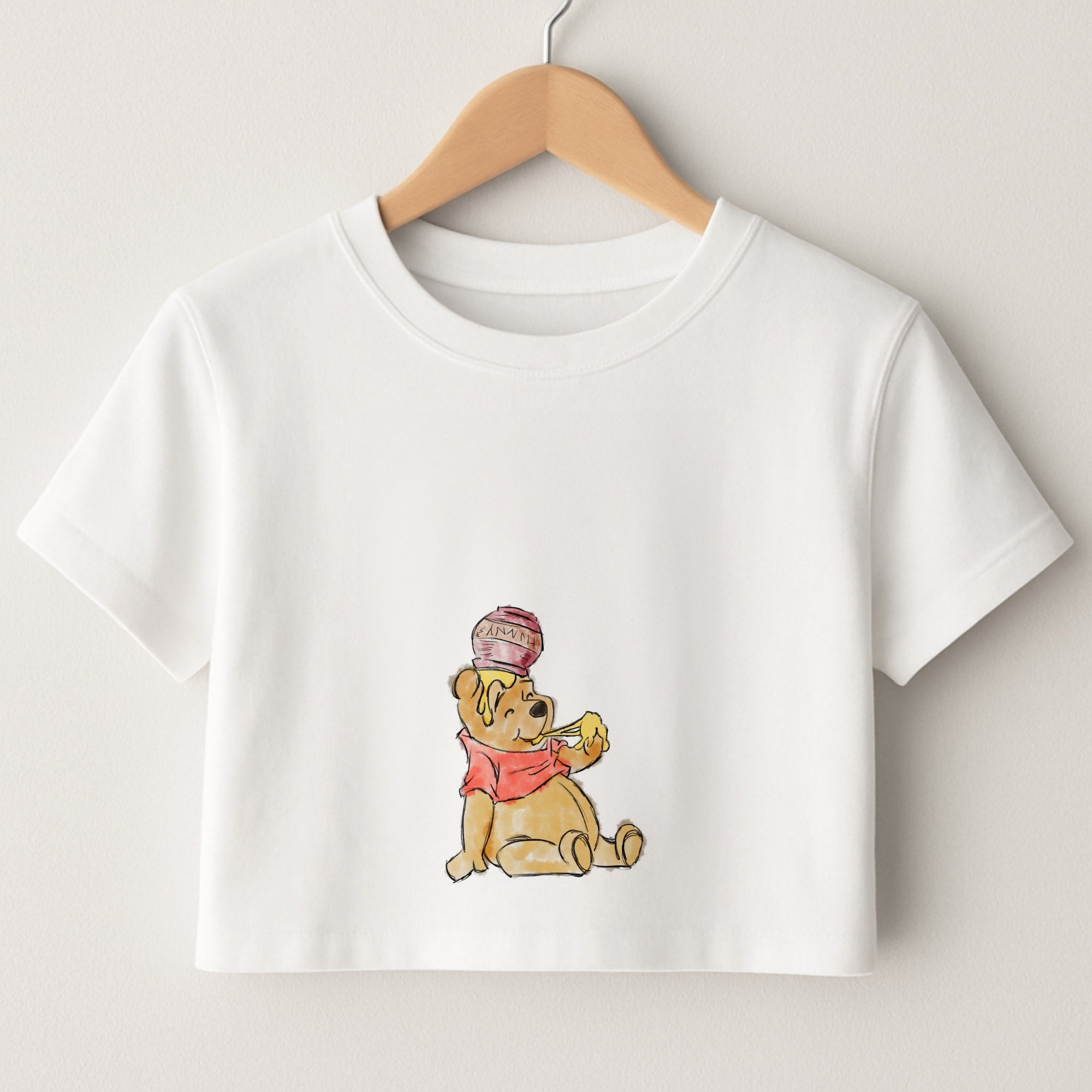 Winnie Sketch Crop Top
