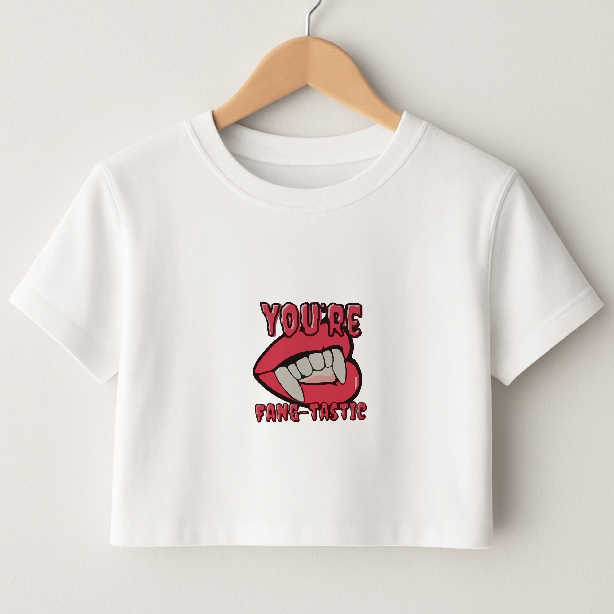 You're Fang-Tastic - Halloween Crop Top