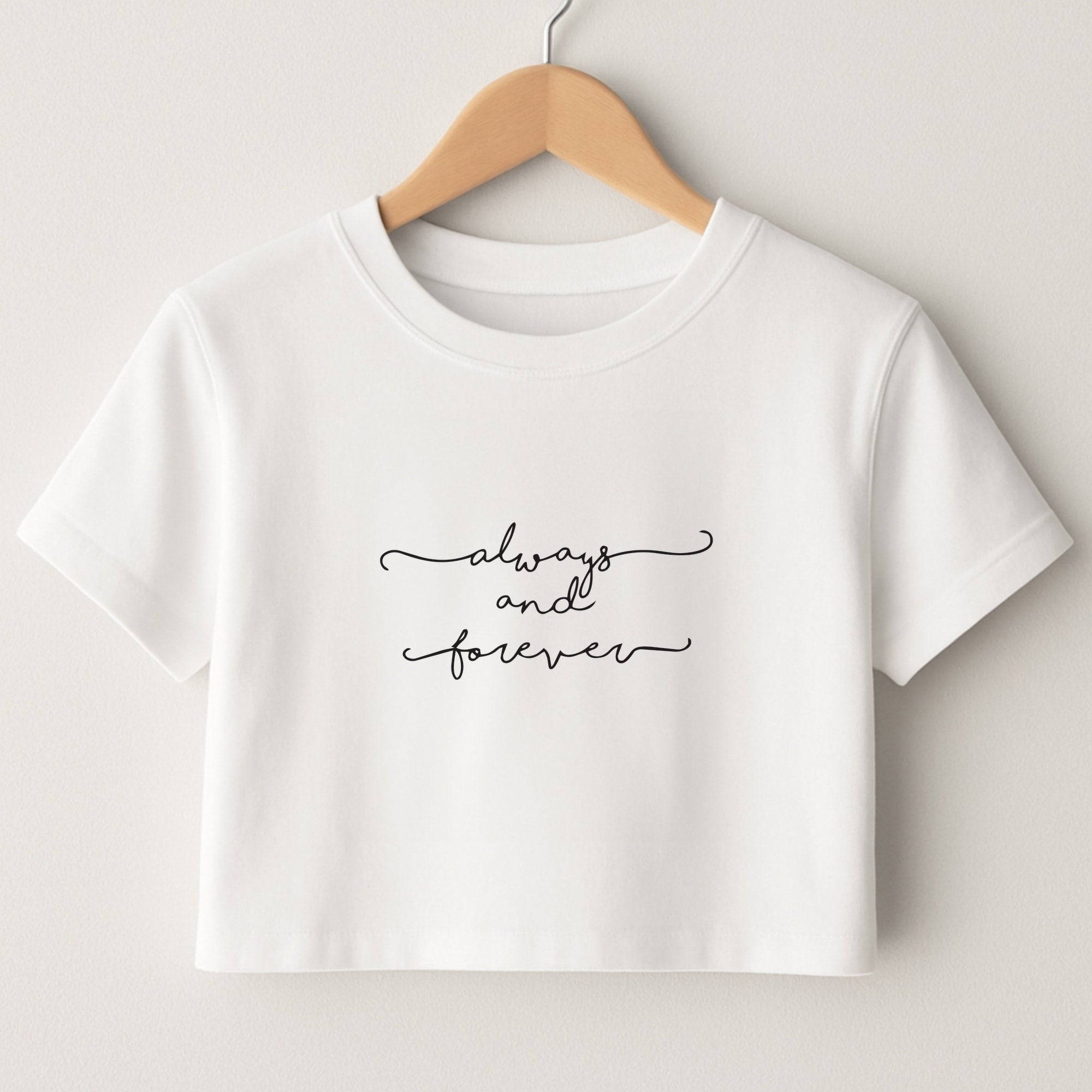 Always & Forever - VD Crop Top