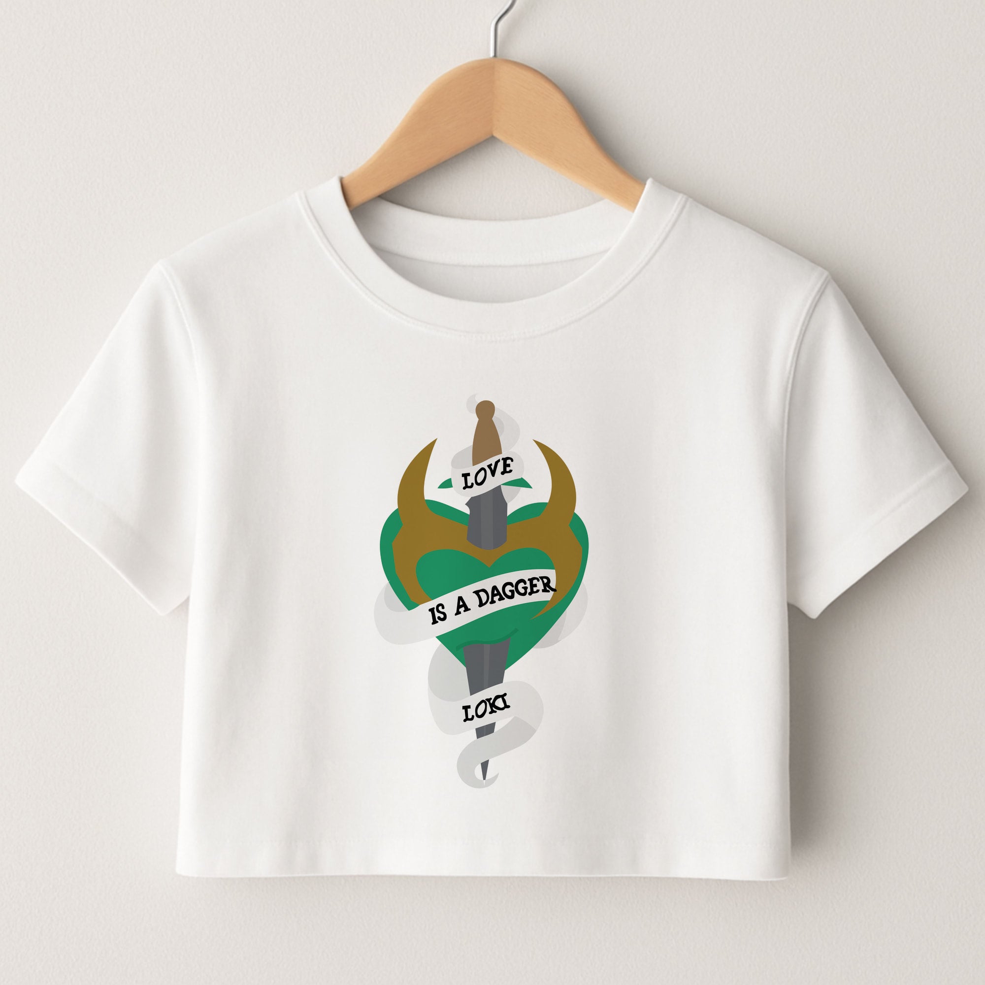 Love Is A Dagger Crop Top