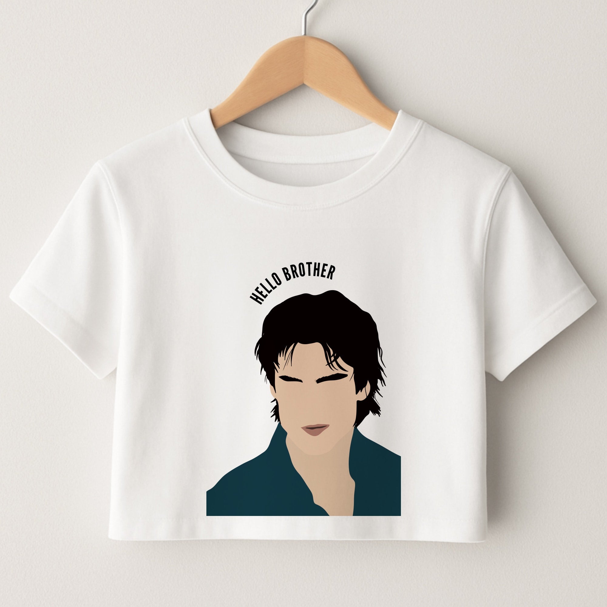 Hello Brother Cartoon - VD Crop Top