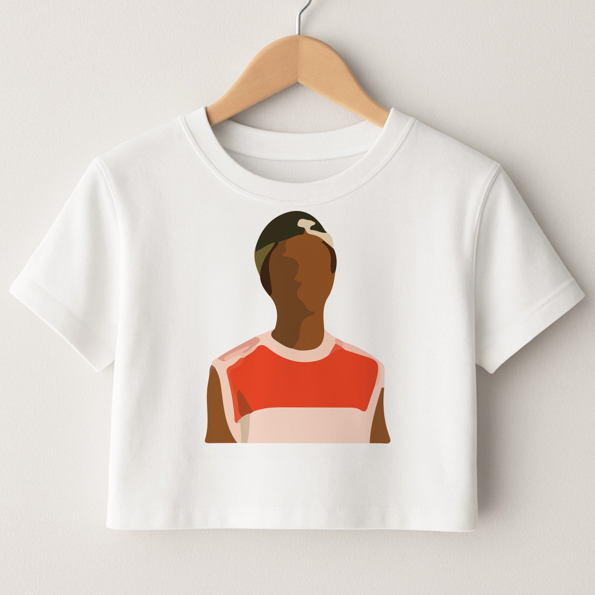 Faceless Lucas - Stranger Things Crop Top
