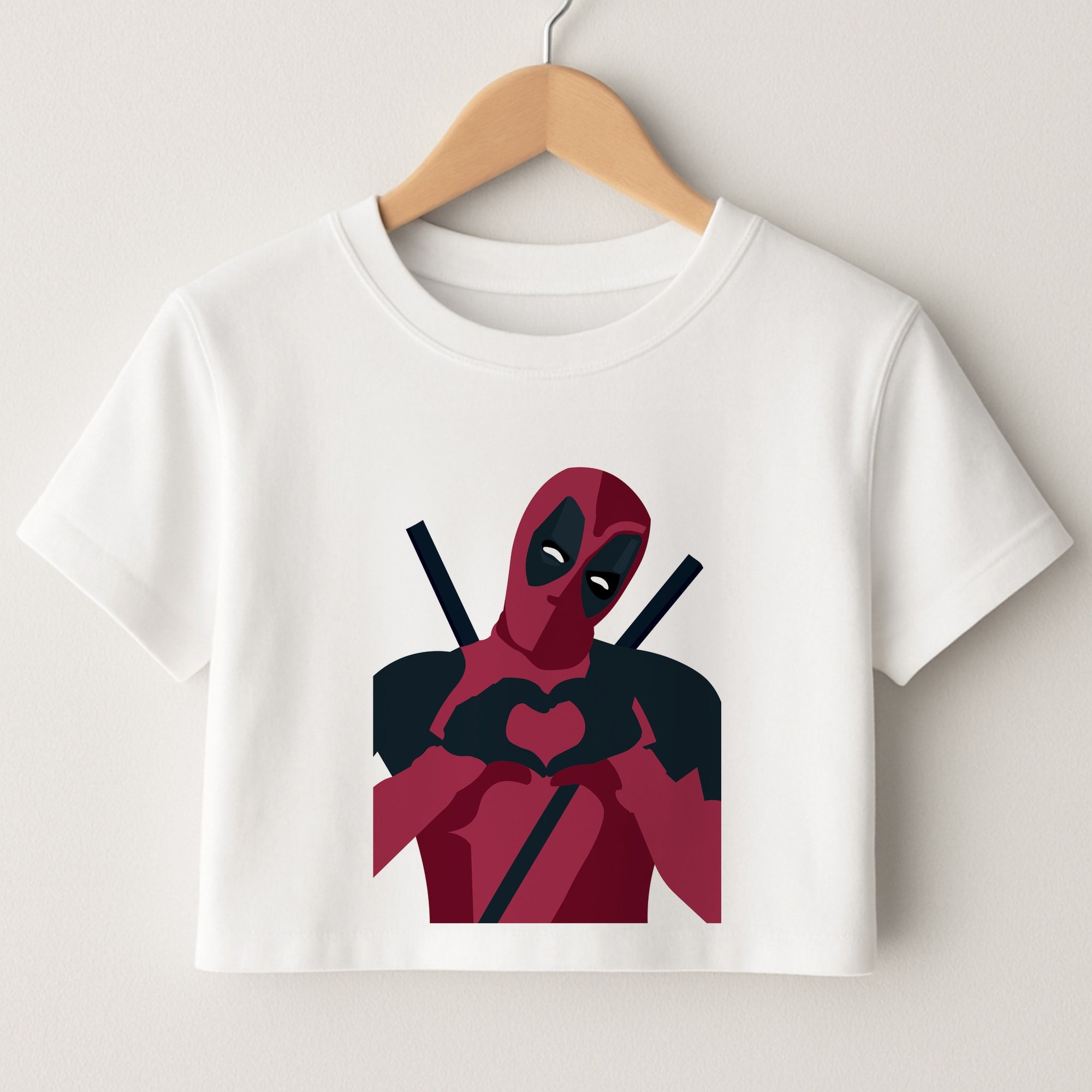 DP heart Crop Top
