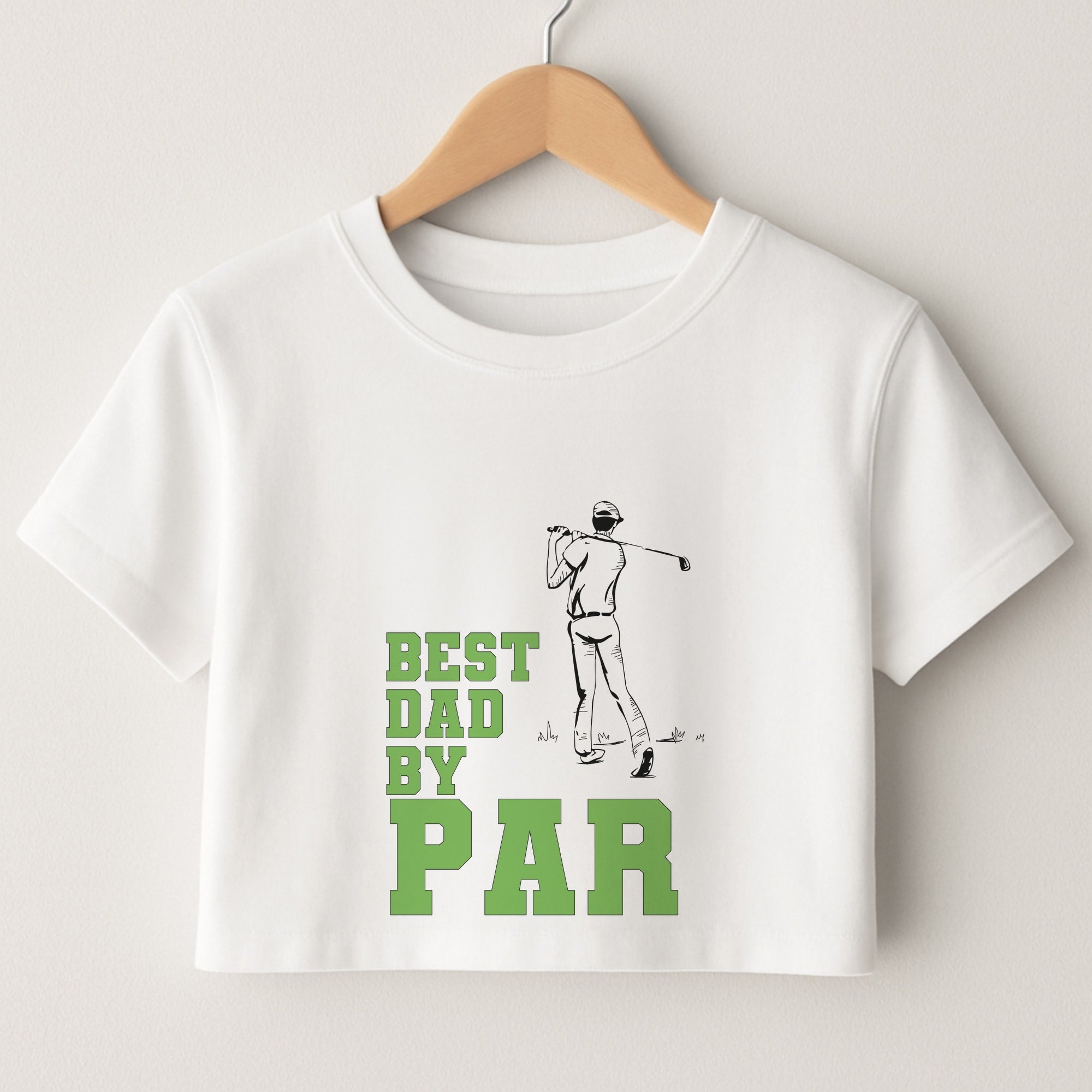 Best Dad By Par - Fathers Day Crop Top