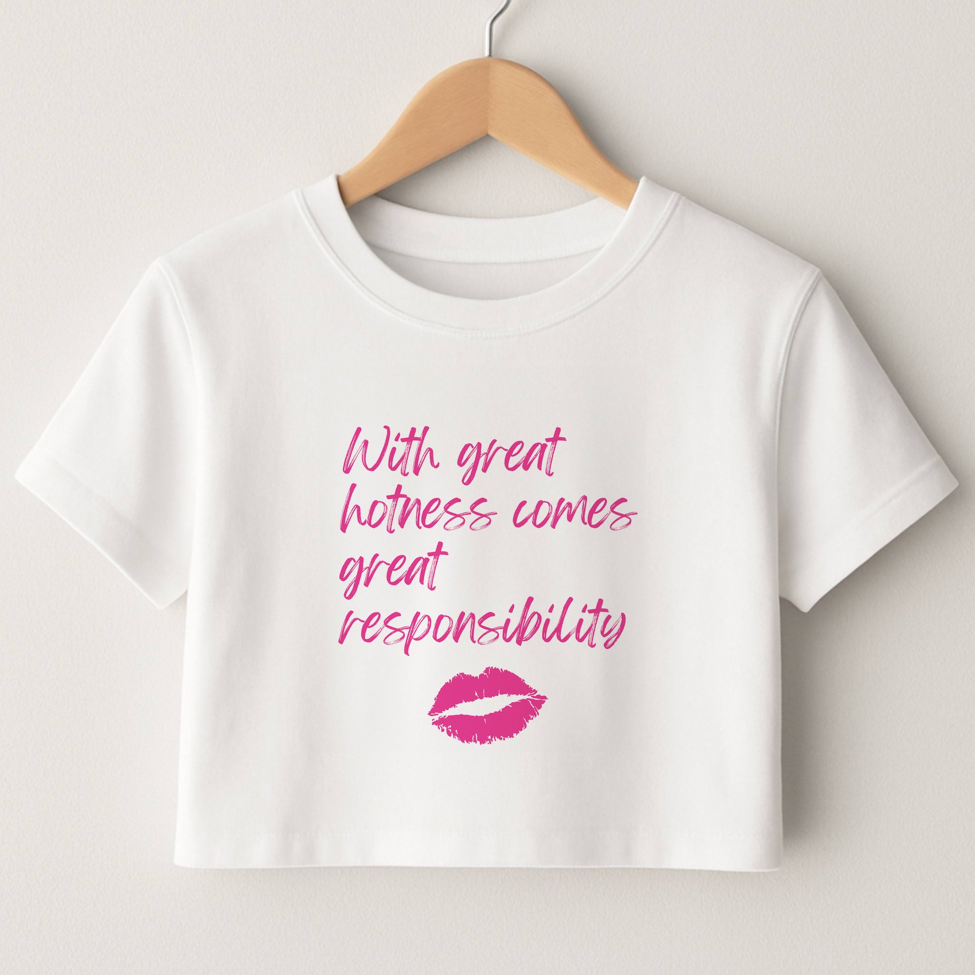 With Great Hotness Crop Top