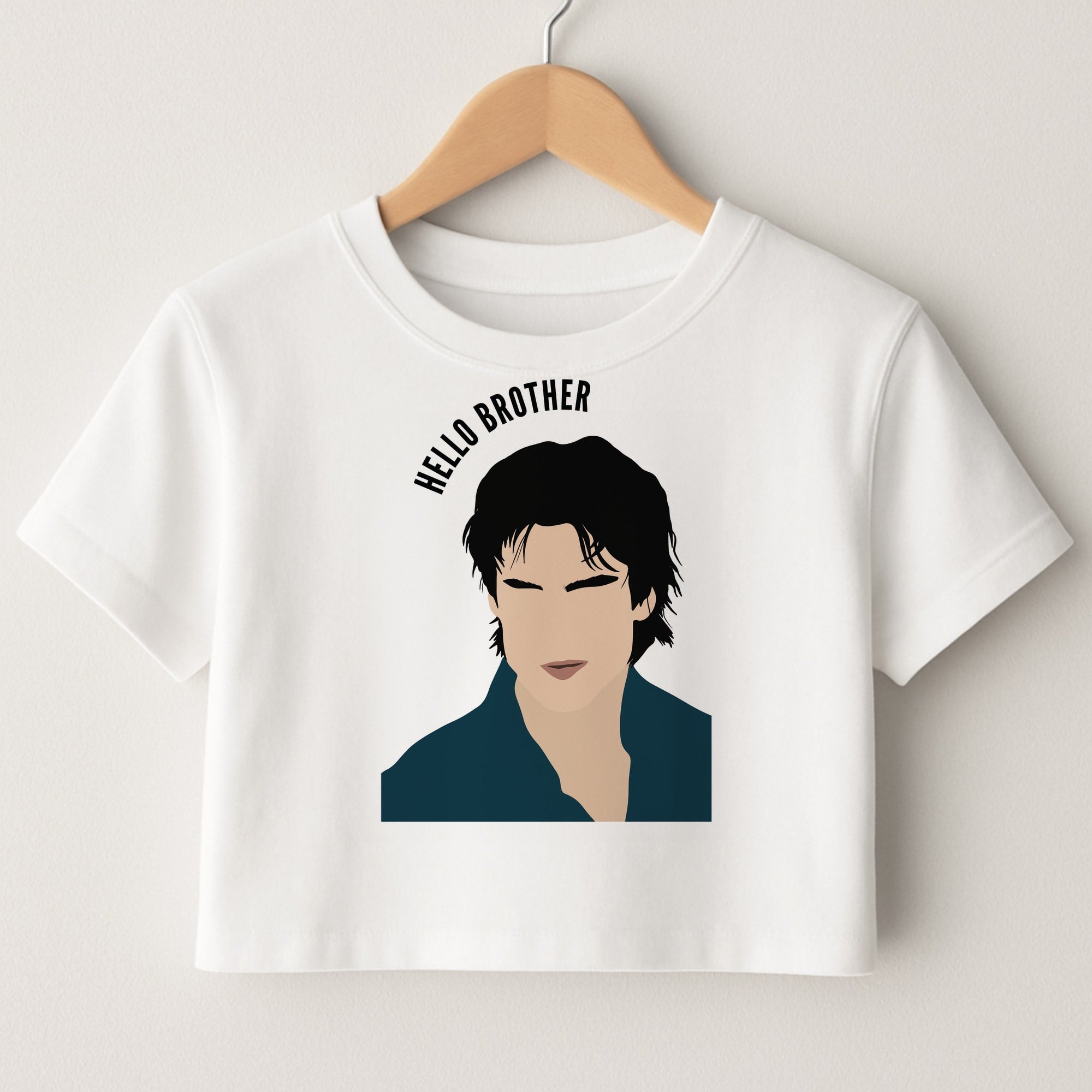 Hello Brother Cartoon - VD Crop Top
