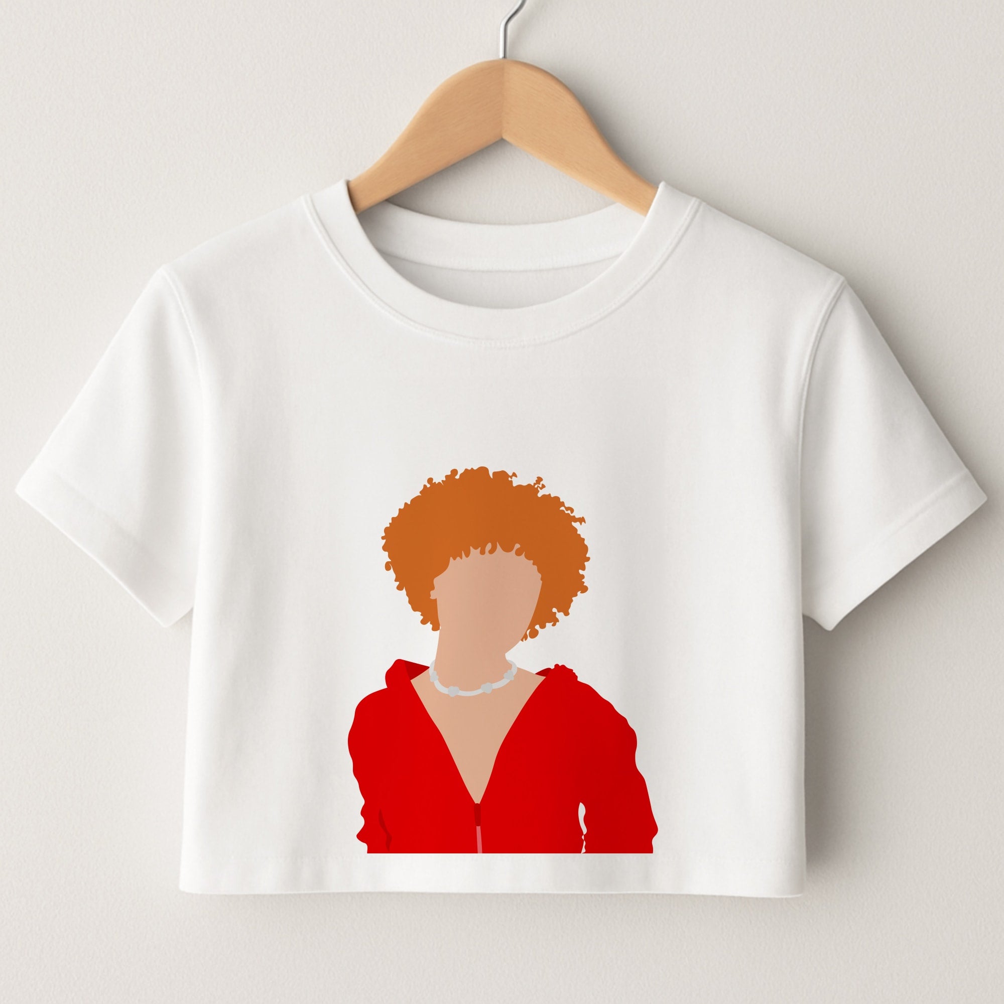 Red Hoodie - Ice Spice Crop Top