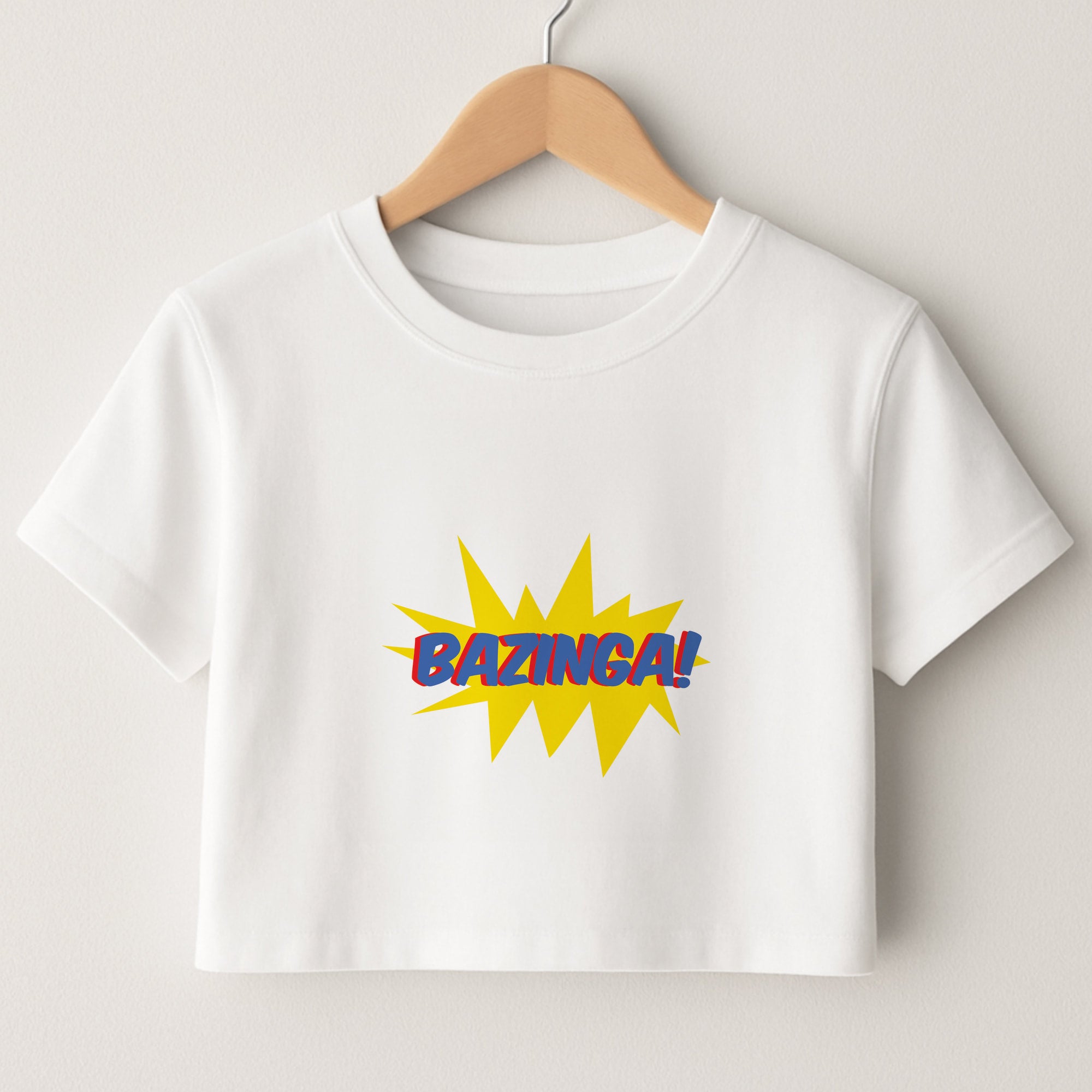 Bazinga! - TV Quotes Crop Top