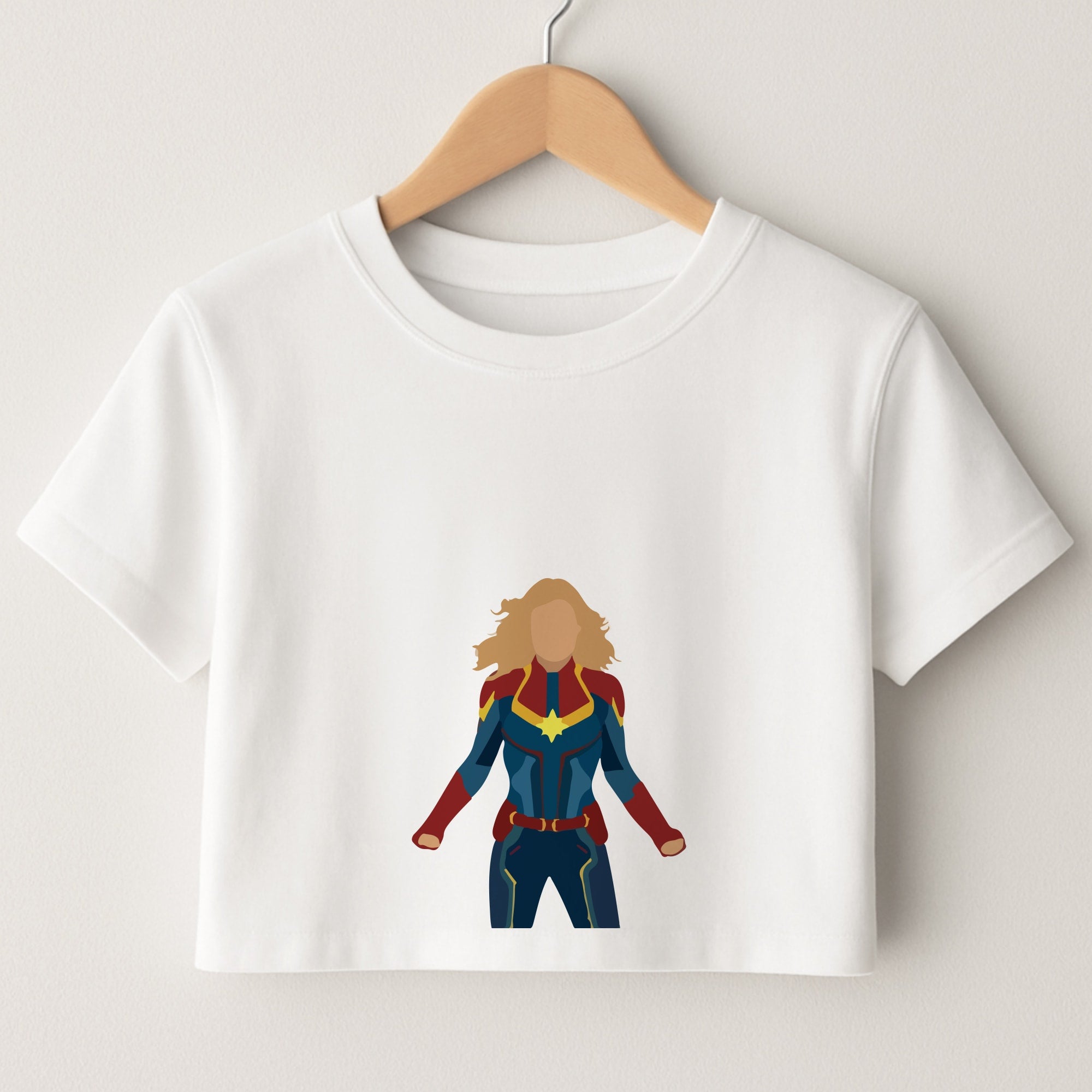 Captain Marvel Crop Top