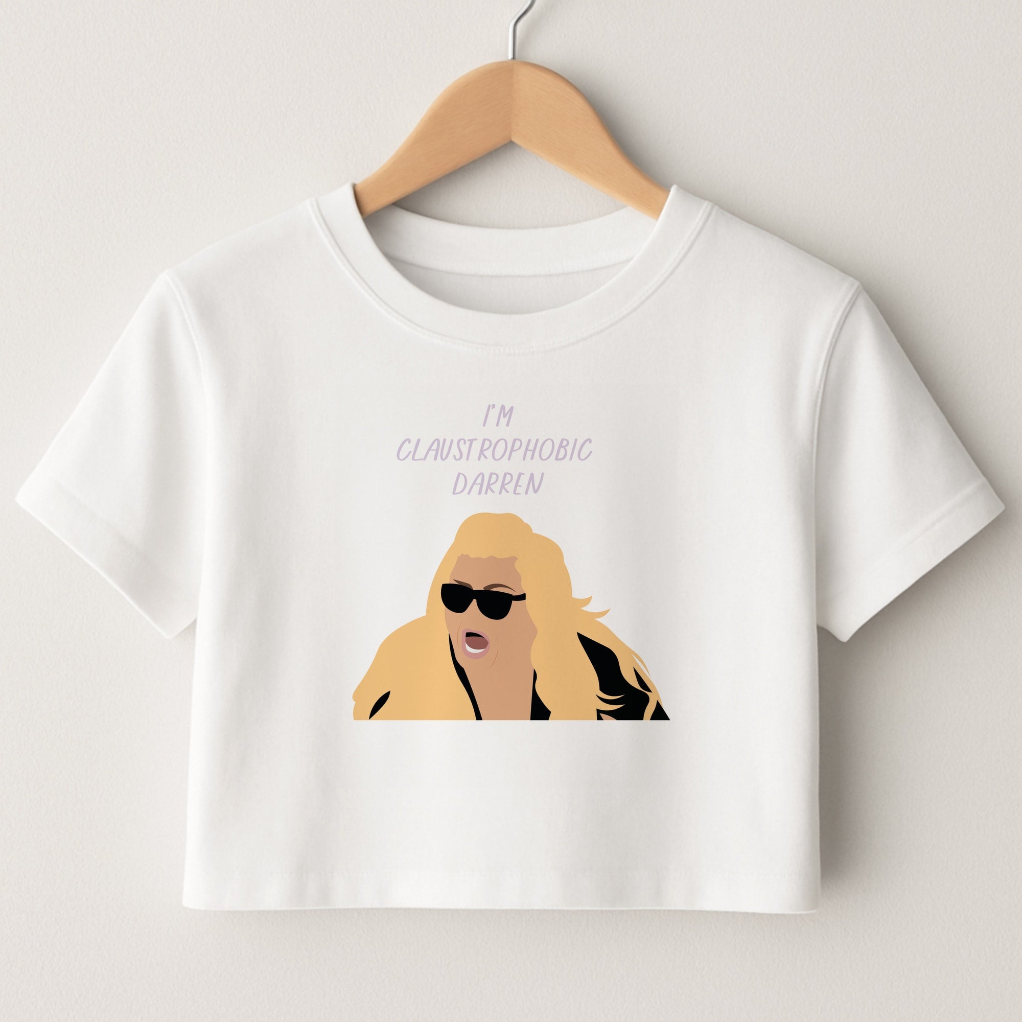 I'm Claustrophobic Darren - British Pop Culture Crop Top