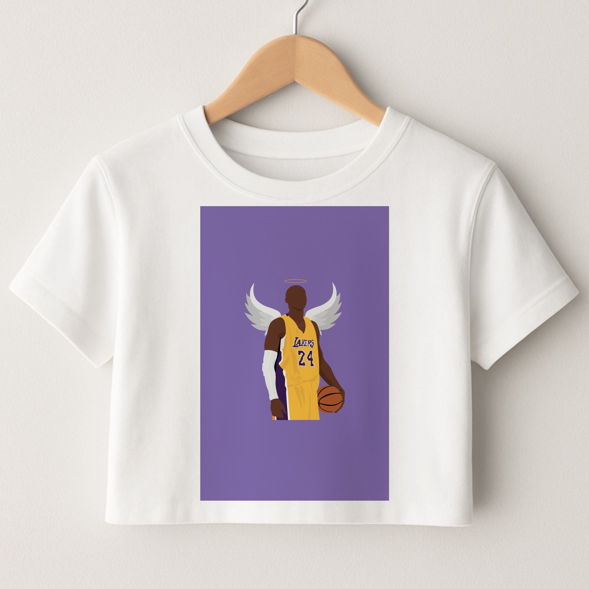 Kobe with wings - Basketball Crop Top