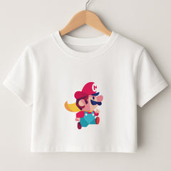 Running Mario - Mario Crop Top
