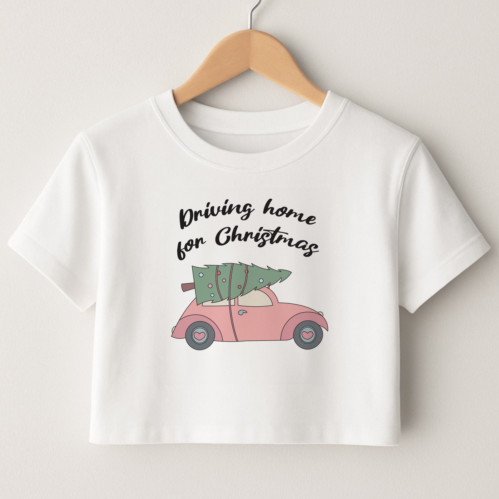 Driving Home For Christmas - Christmas Songs Crop Top