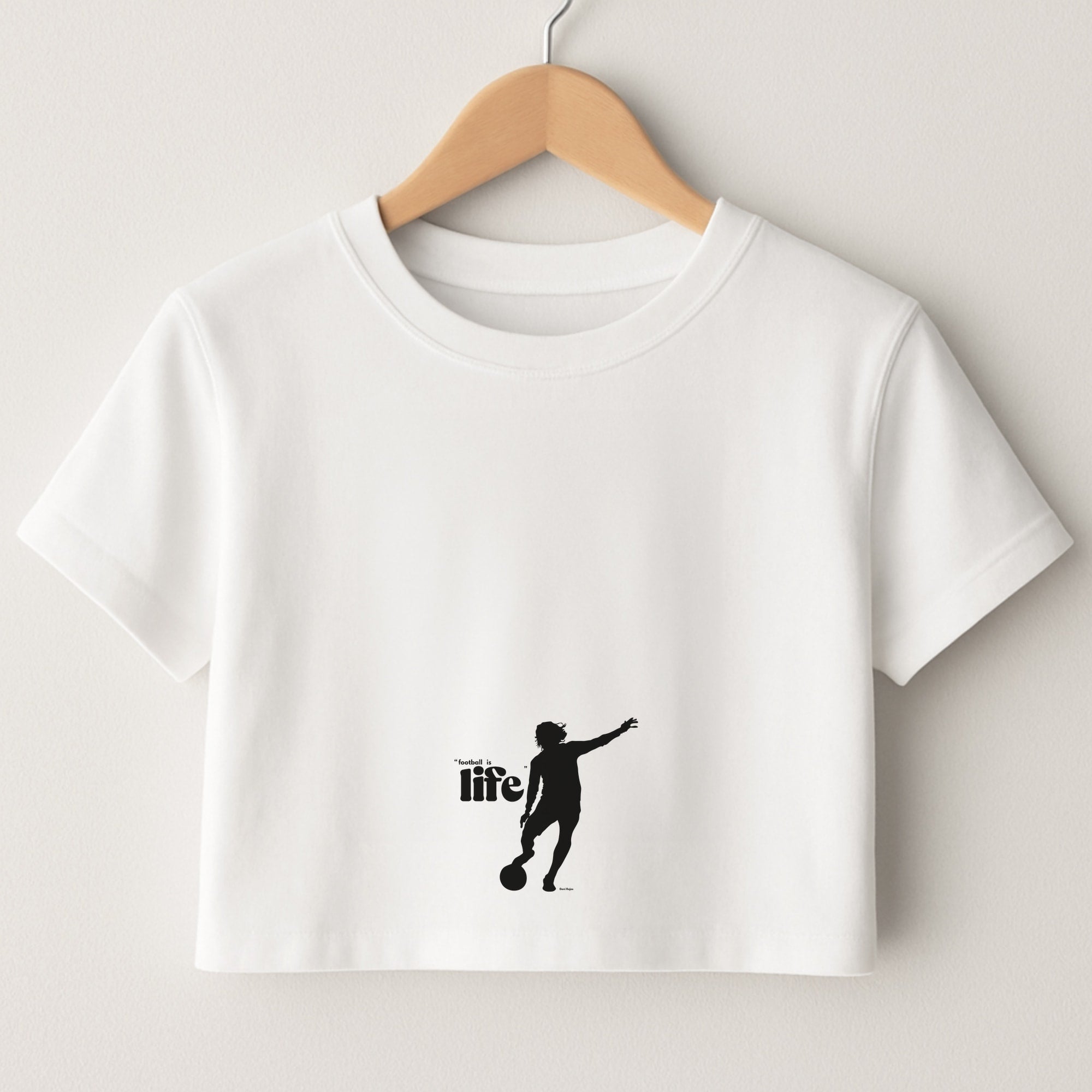 Football Is Life Crop Top