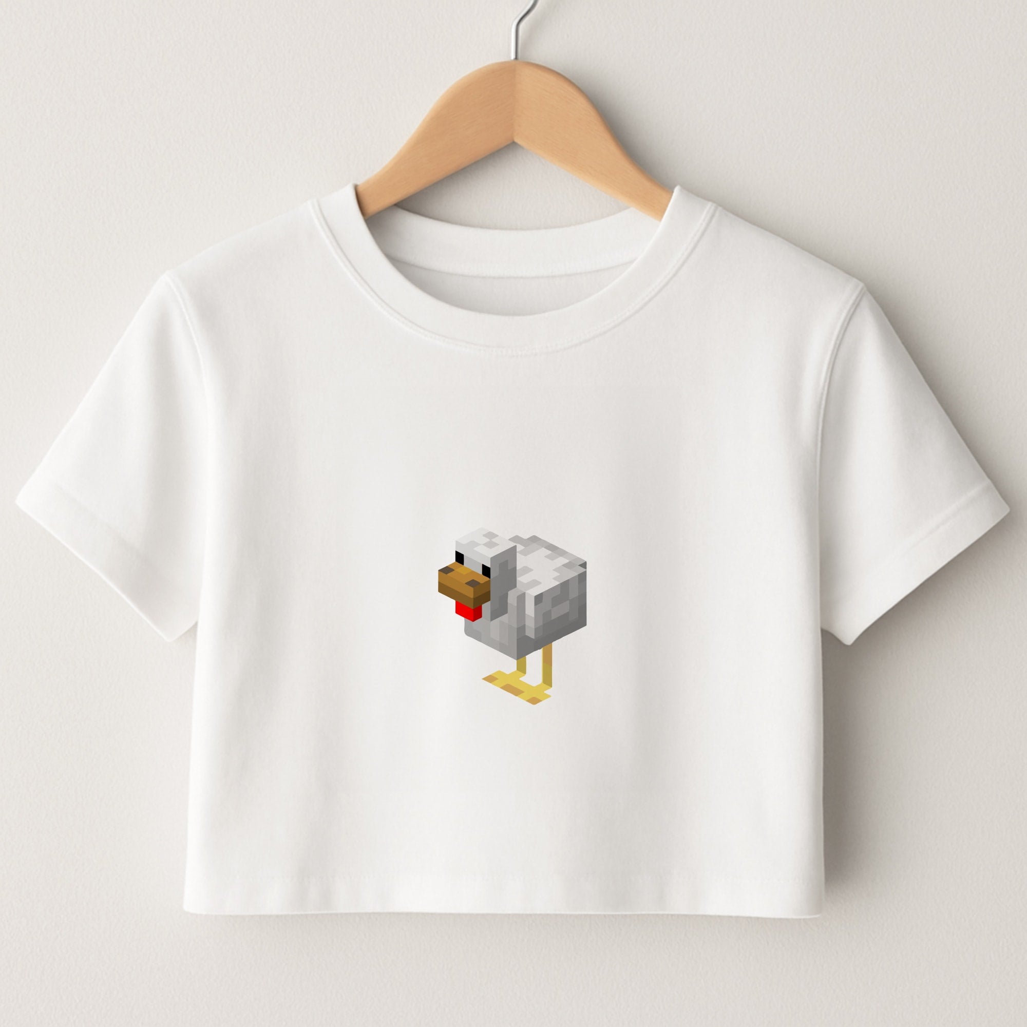 Mining Chicken Crop Top