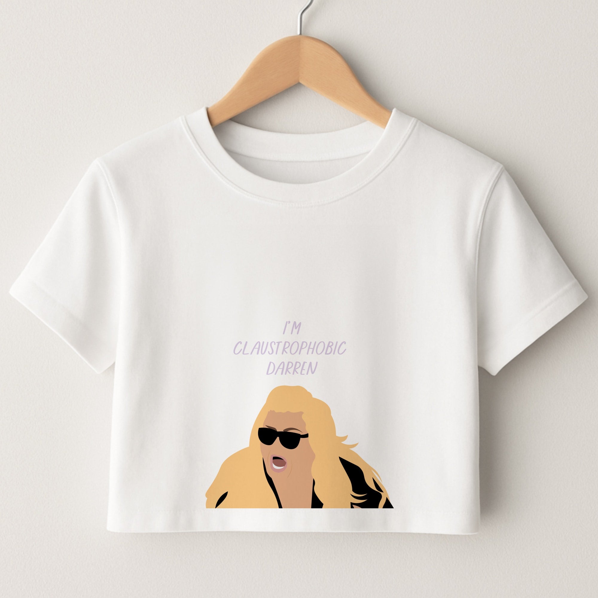 I'm Claustrophobic Darren - British Pop Culture Crop Top