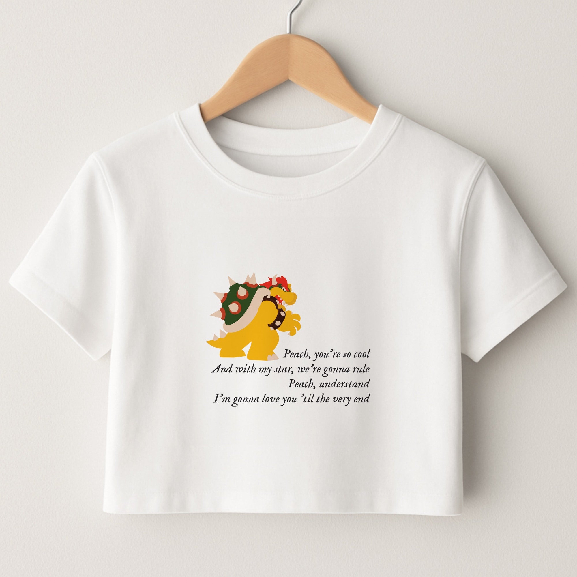 Peach, You're So Cool Crop Top