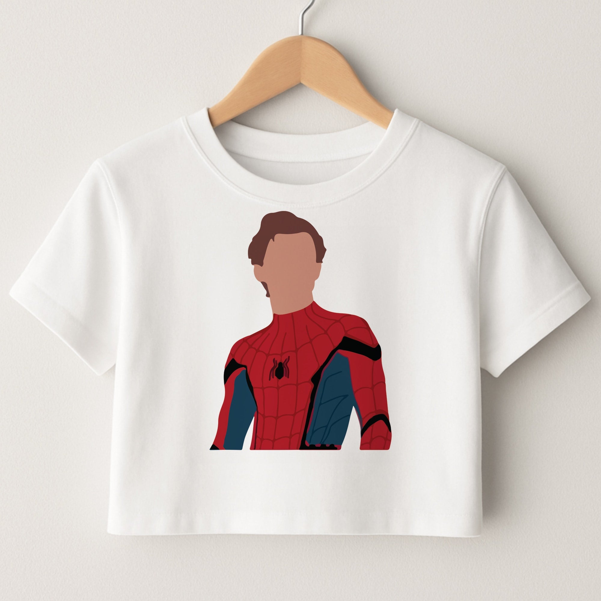 Spiderman Crop Top