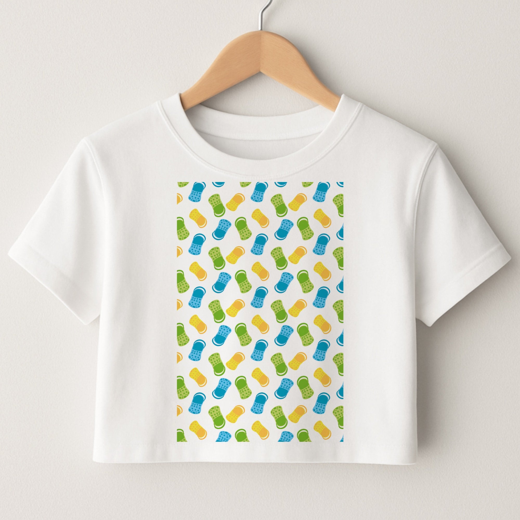 Pattern - Crocs Crop Top