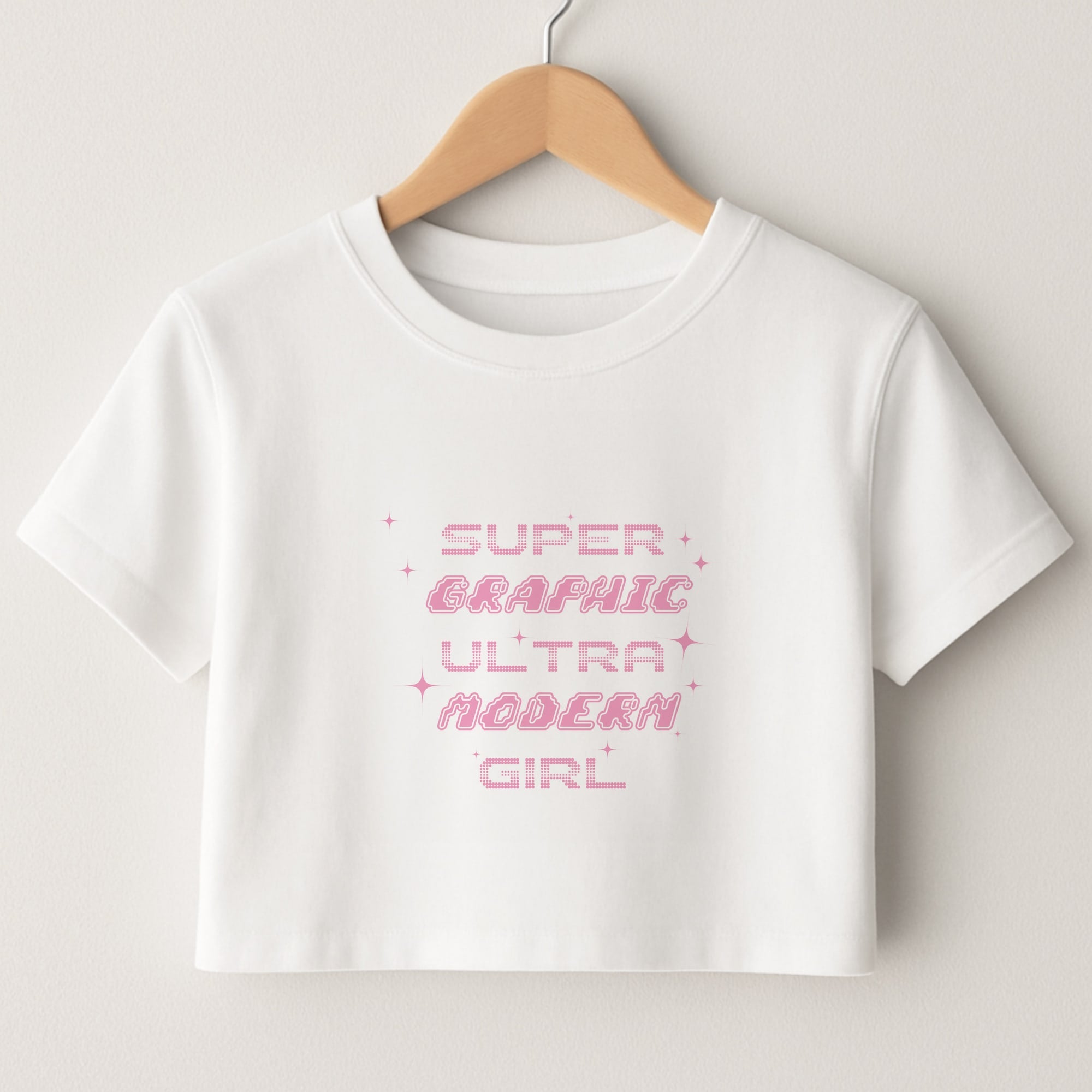 Super Graphic Ultra Modern Girl - Chappell Crop Top