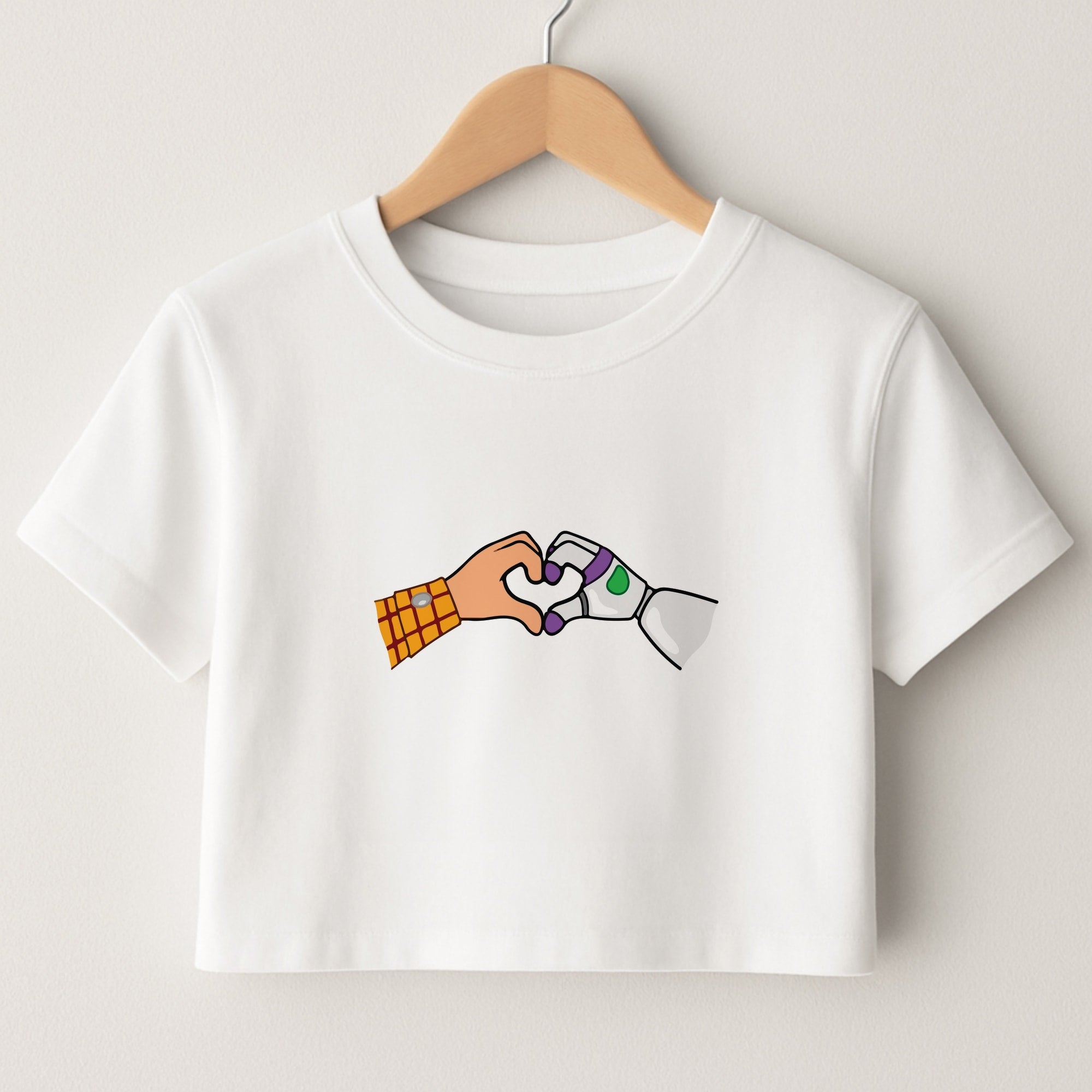 Woody And Buzz Love Crop Top