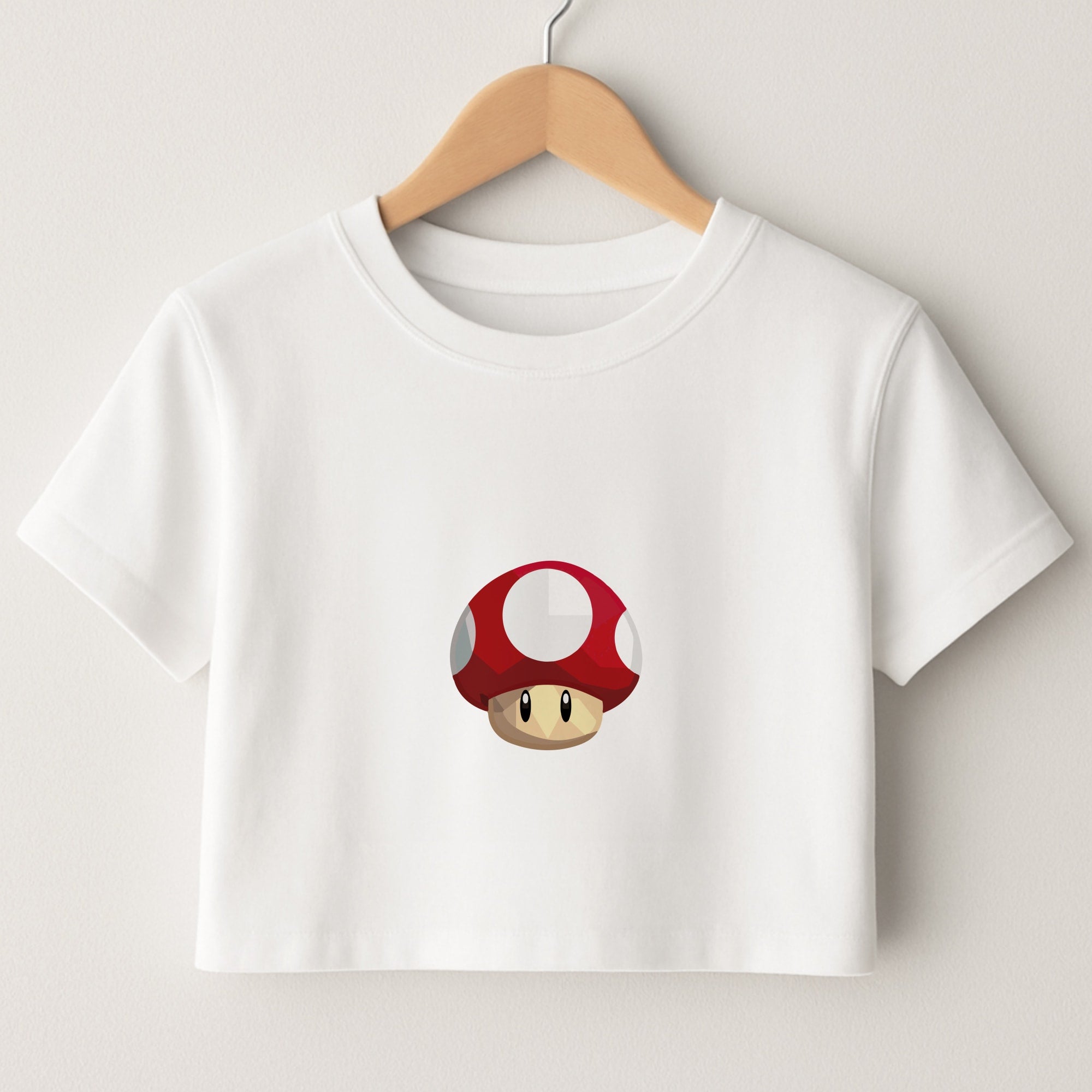 Toad - Mario Crop Top