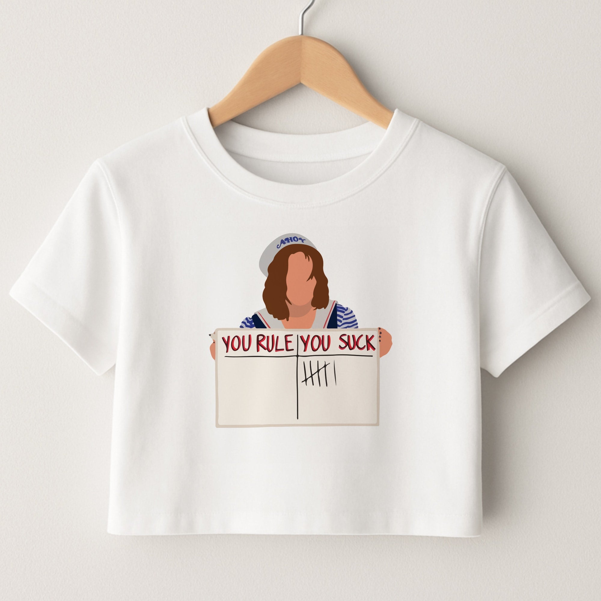 You Suck Tally Crop Top