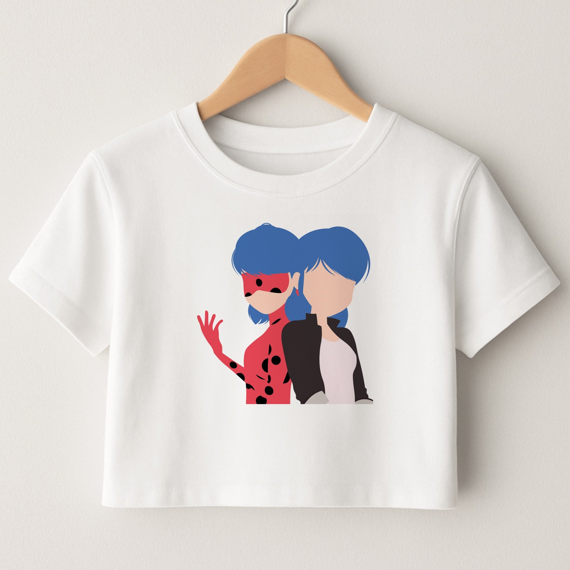 Marinette And Ladybug Crop Top